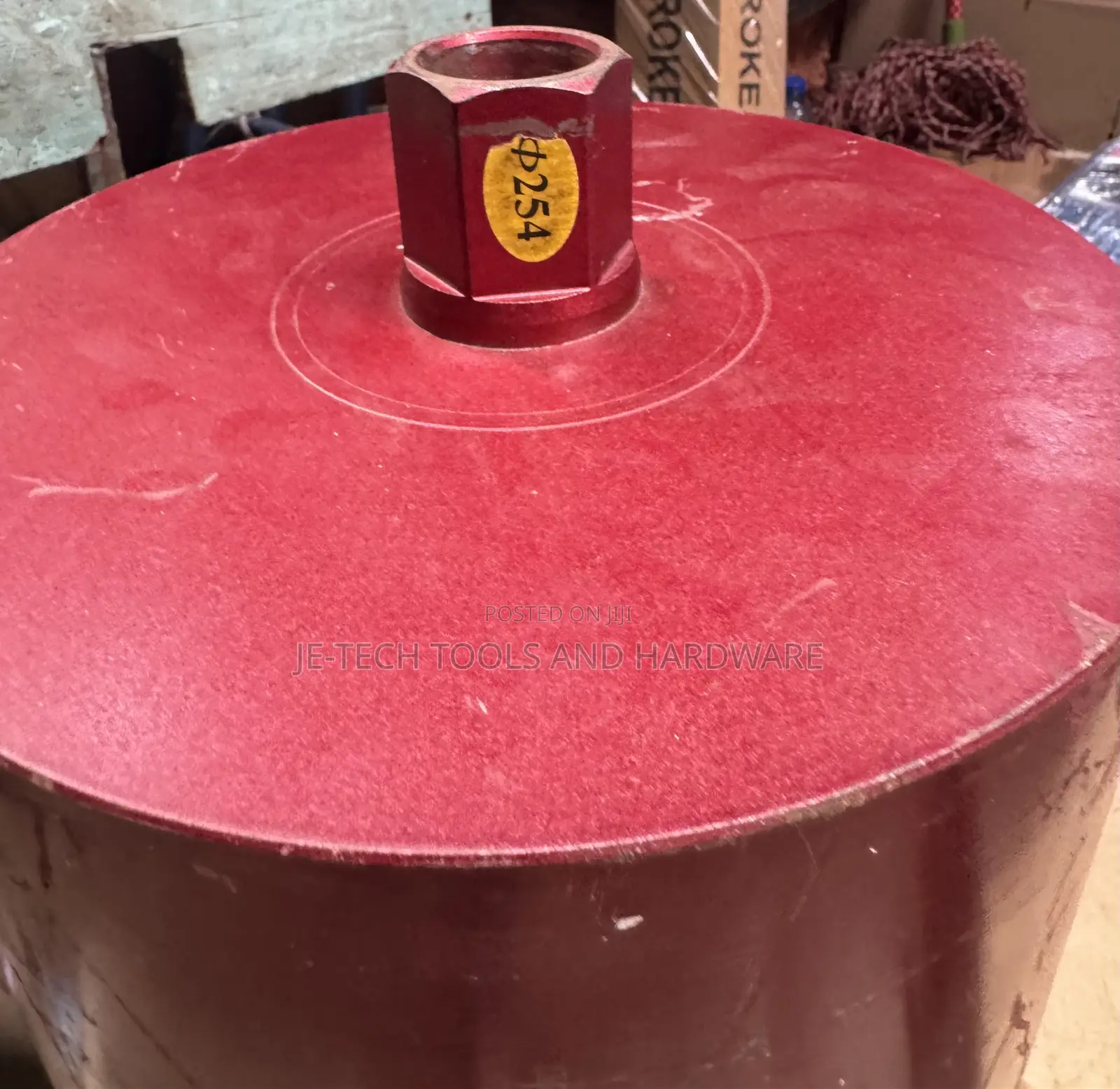 Large Red Diamond Core Drill Bit 10”