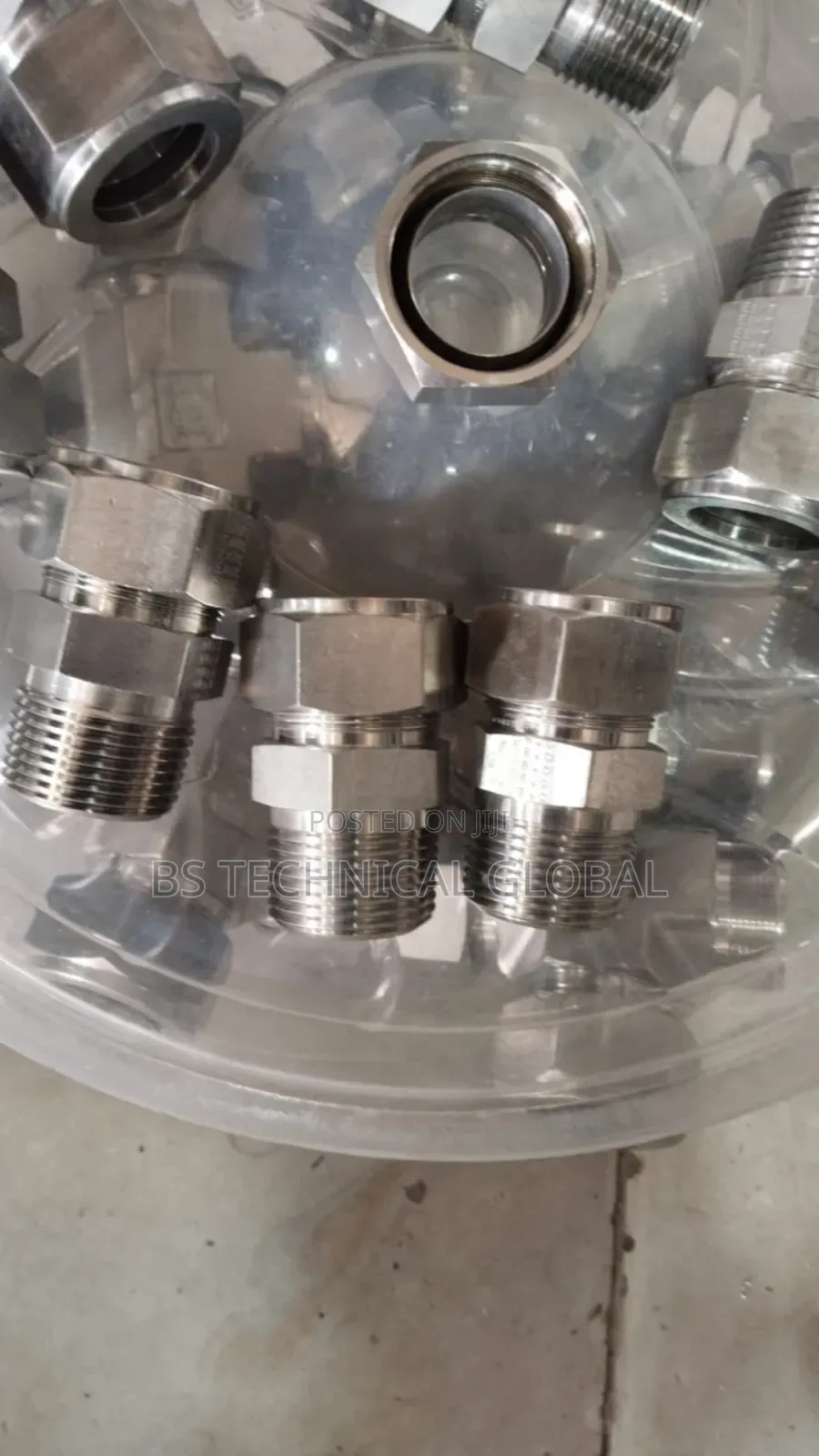 1" NPT X 1" Od Swaglock Connector