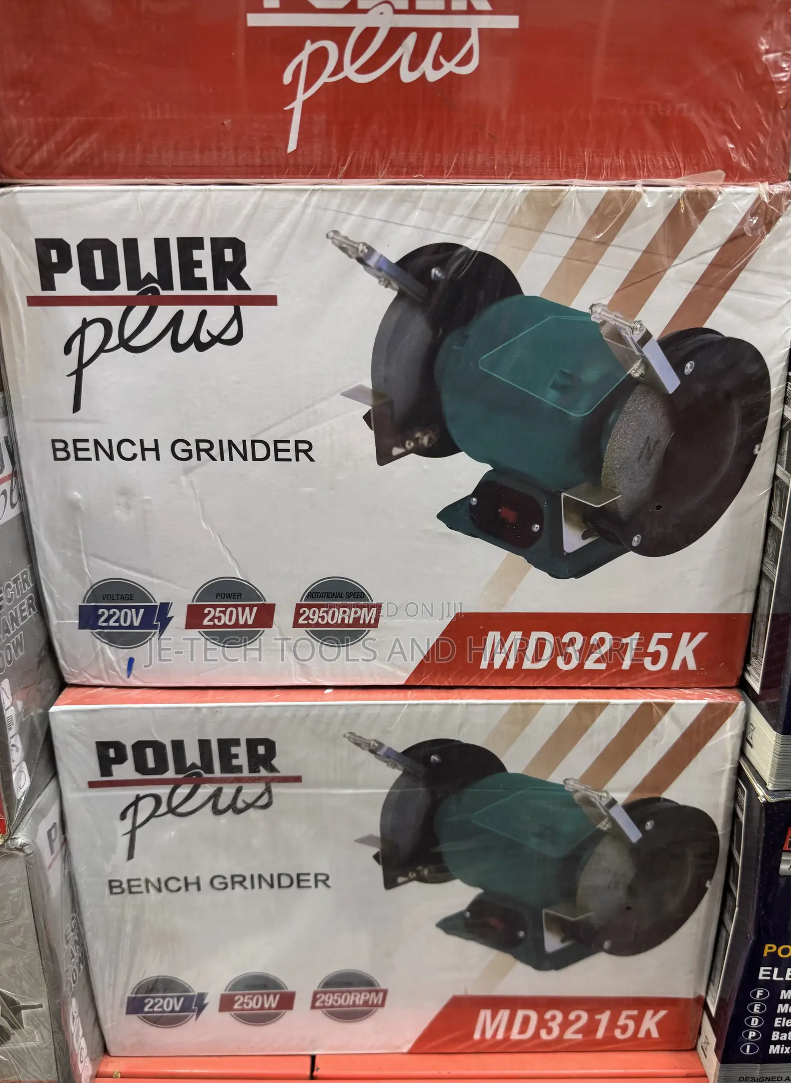 Power Plus Md3215k Bench Grinder 6”