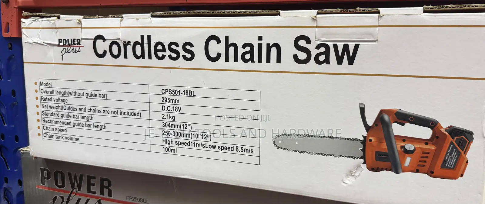 Power Plus Cordless Chain Saw (Model Cps501-18bl