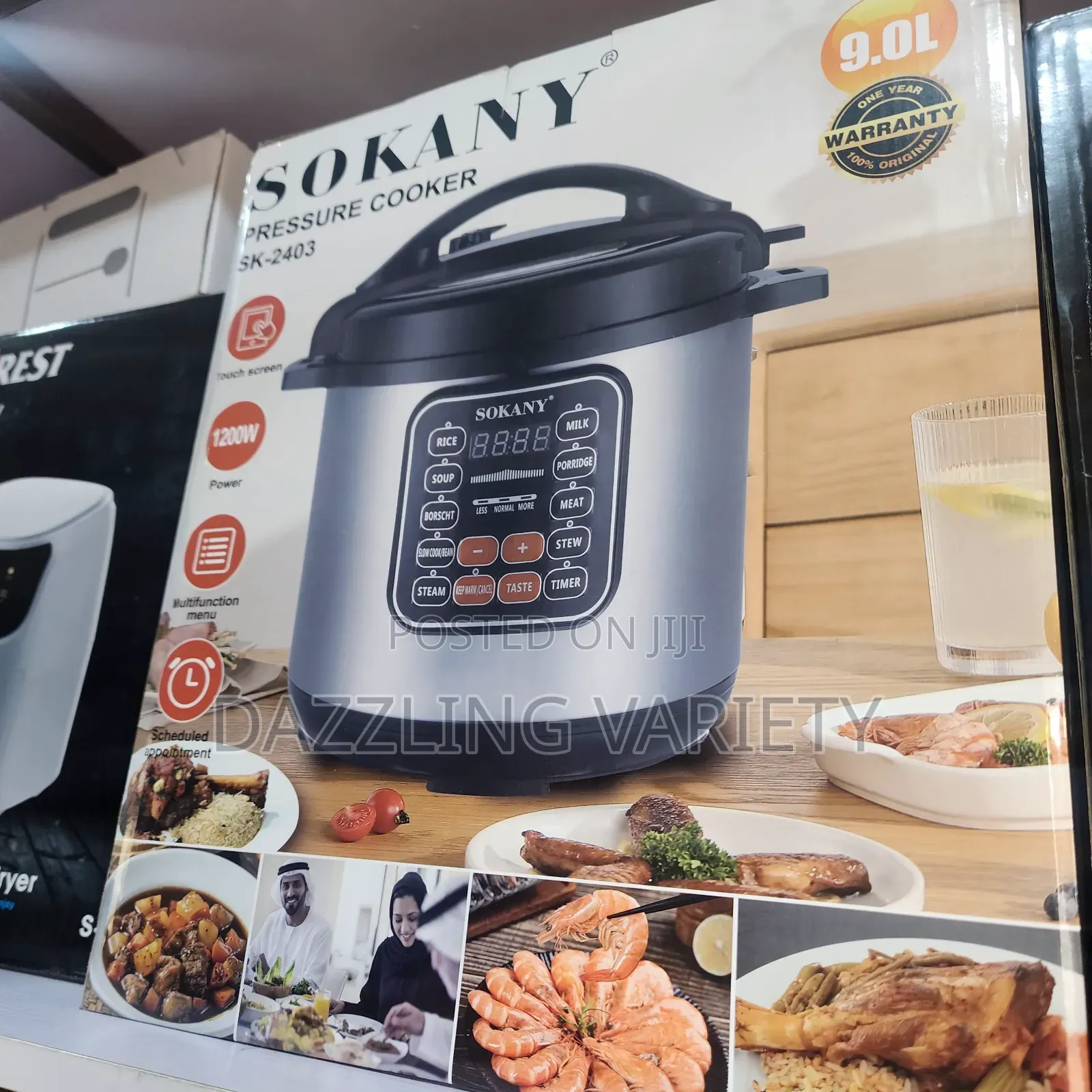 9 Litres Sokany Electric Pressure Cooker