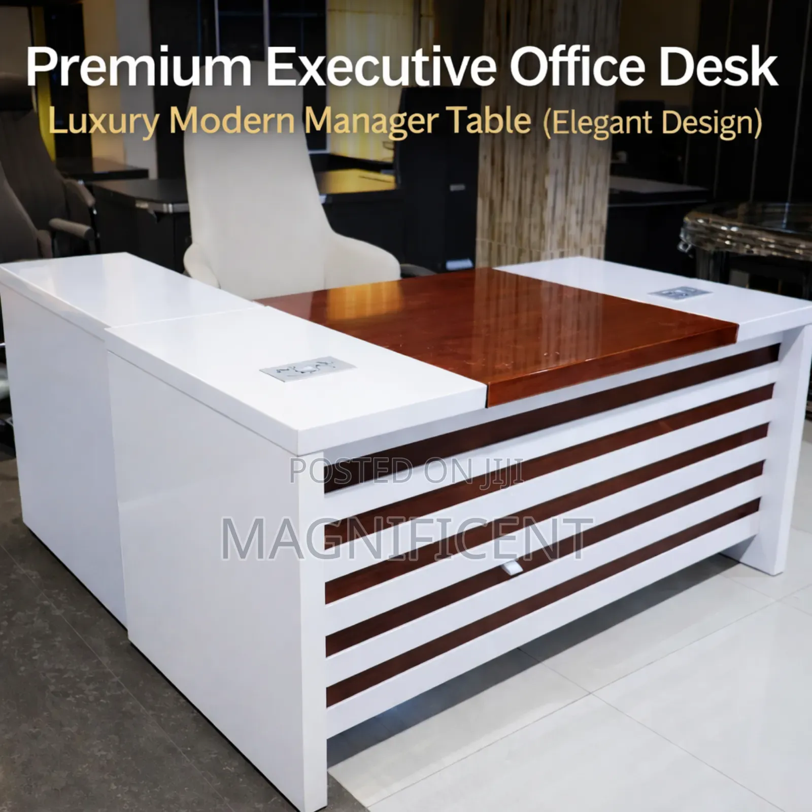 Premium Executive Office Desk – Luxury Modern Manager Table (Elegant D