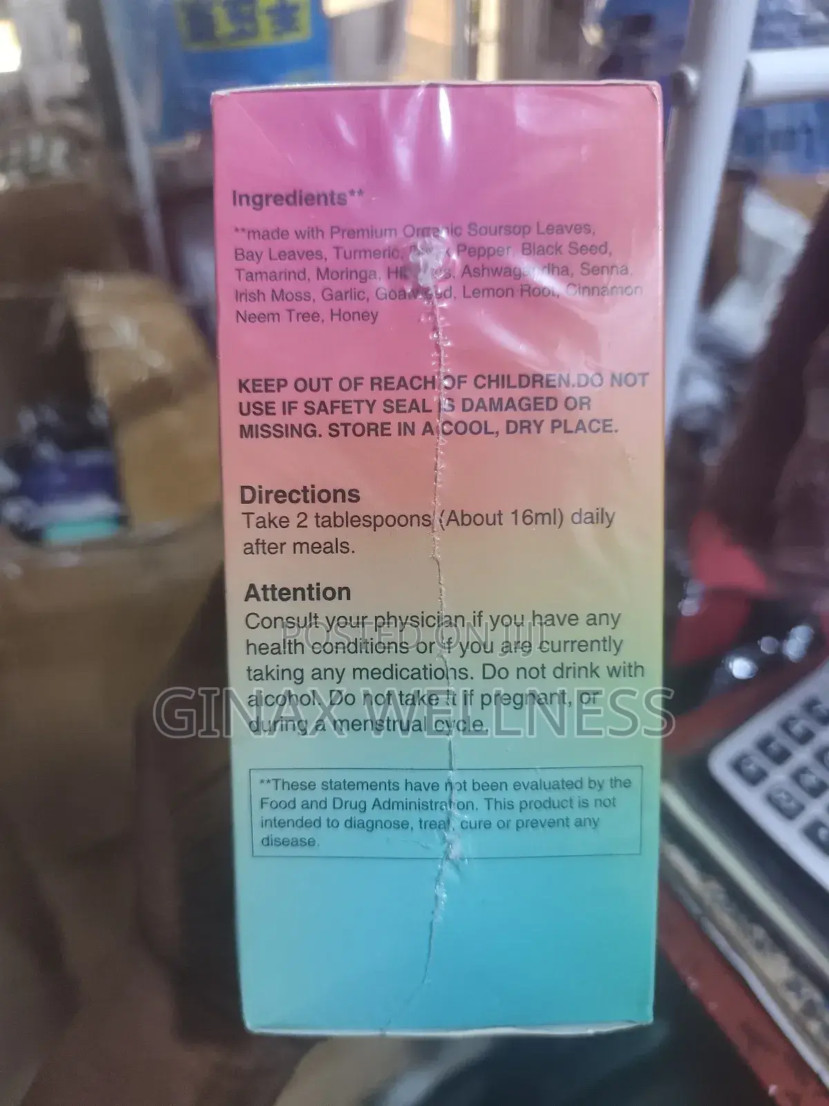 Exotic Soursop Bitters for Gut Health, Detox and Vitality (473ml)