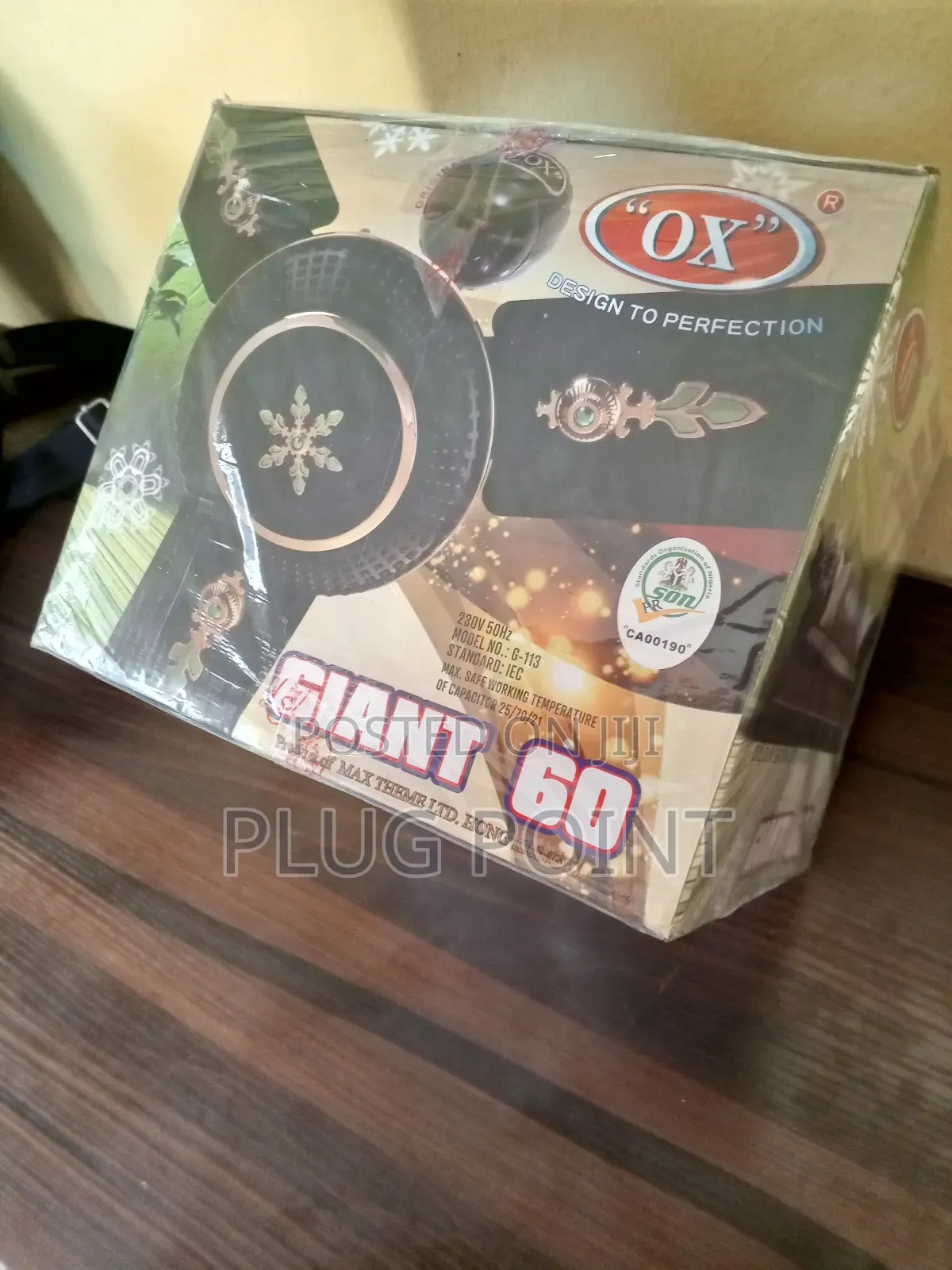 Ox Ceiling Fan With Strong Airflow – Perfect for Home Office