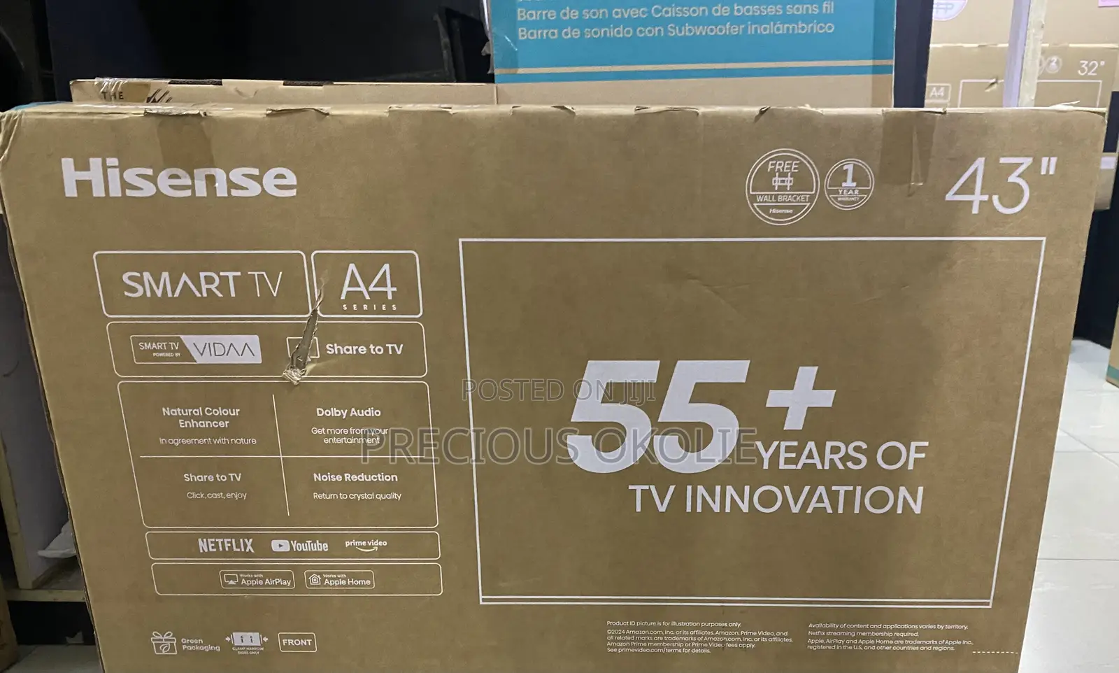 Hisense 43inch Uhd Smart Tv