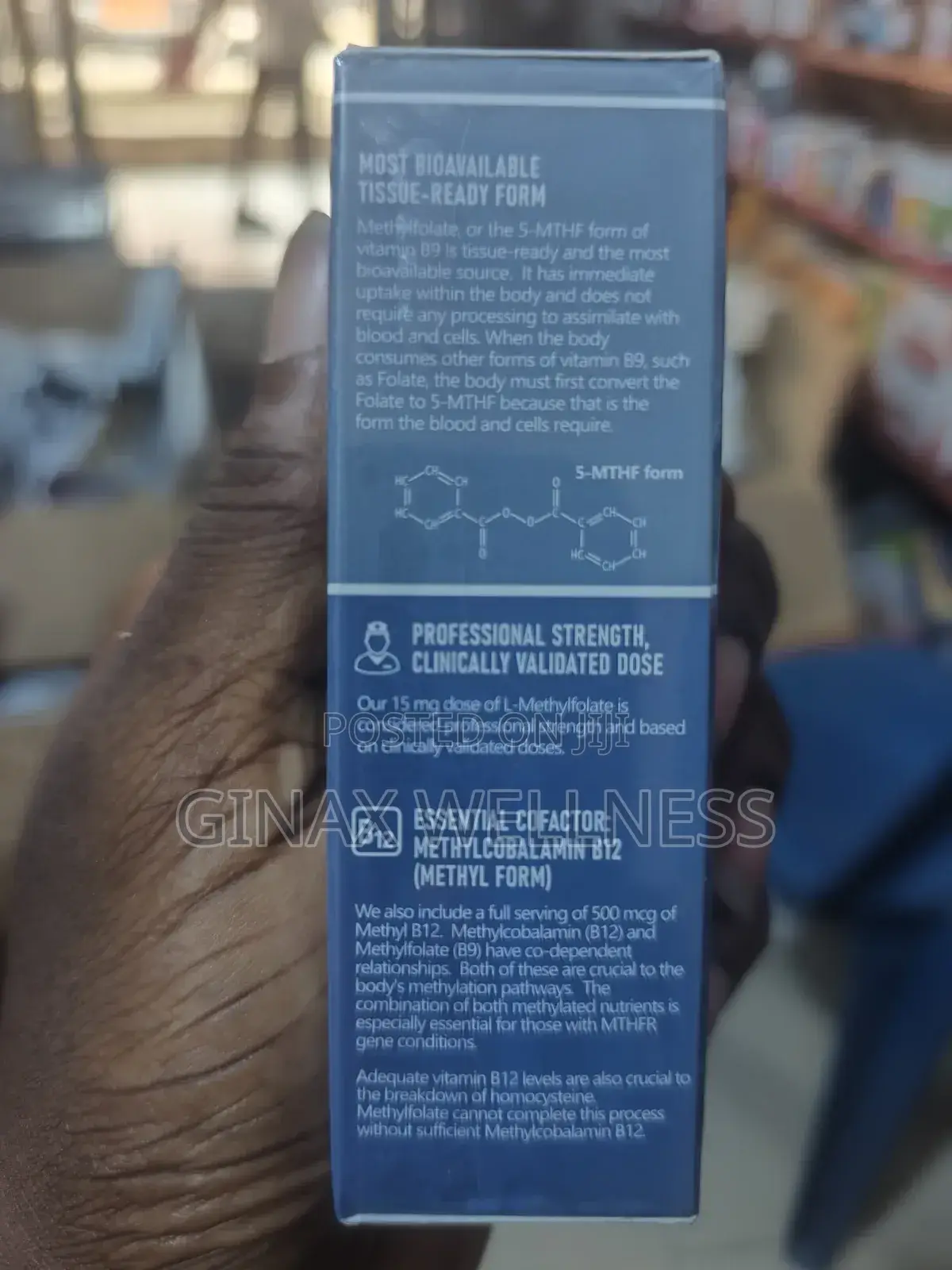 L-Methylfolate 5-MTHF + Methyl B12 Liquid Drops (30ml)