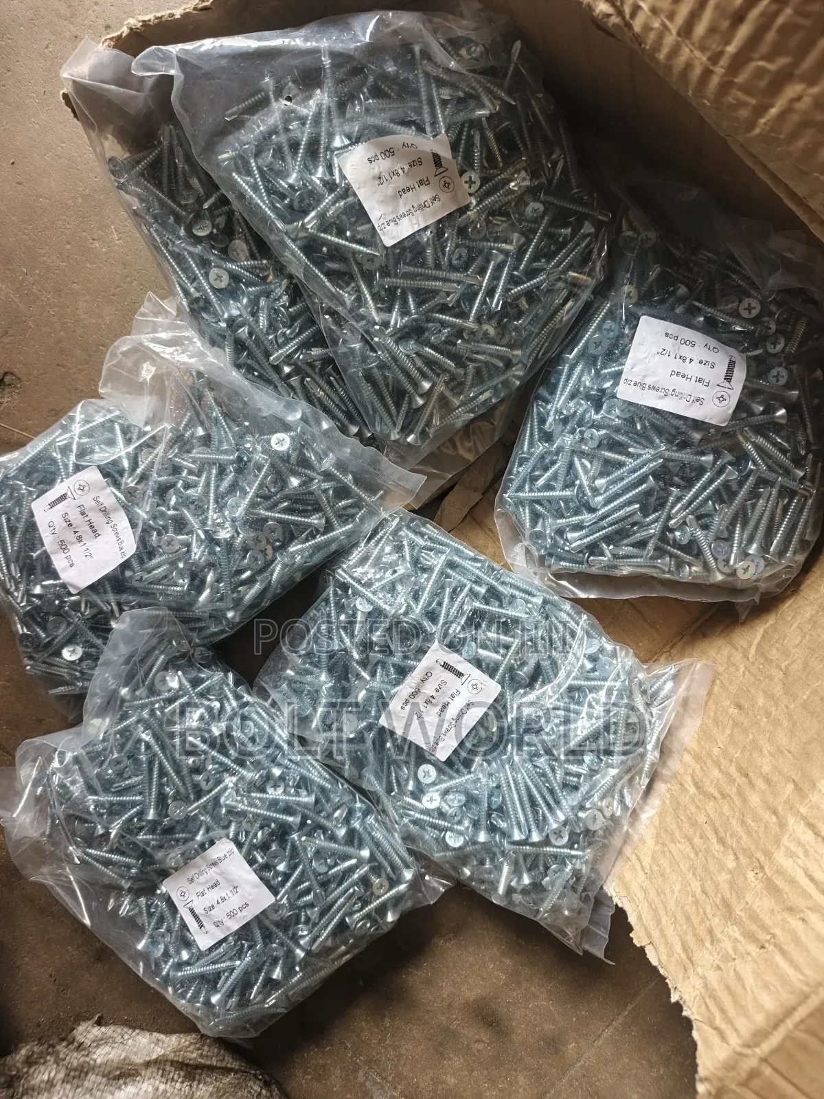 4.8*11/2(40mm) Zp CSK Self Drilling Screw