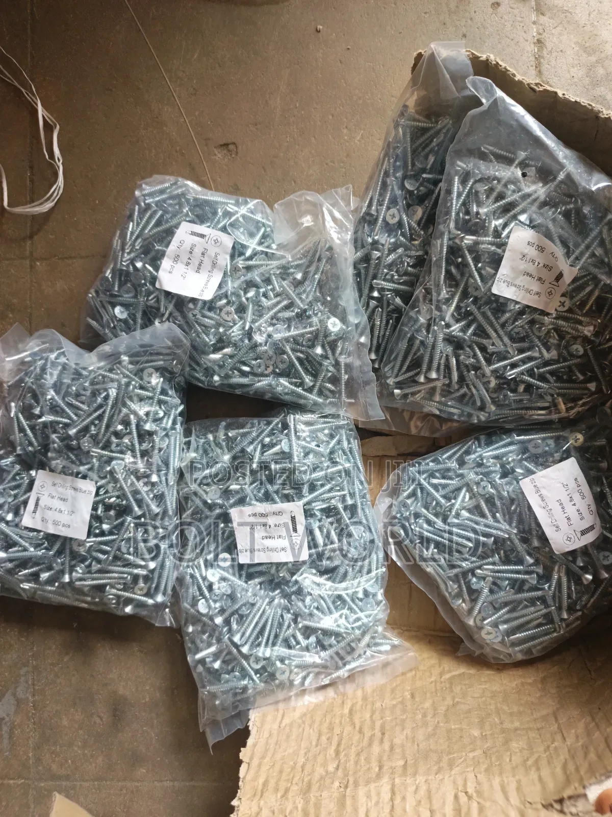 4.8*11/2(40mm) Zp CSK Self Drilling Screw