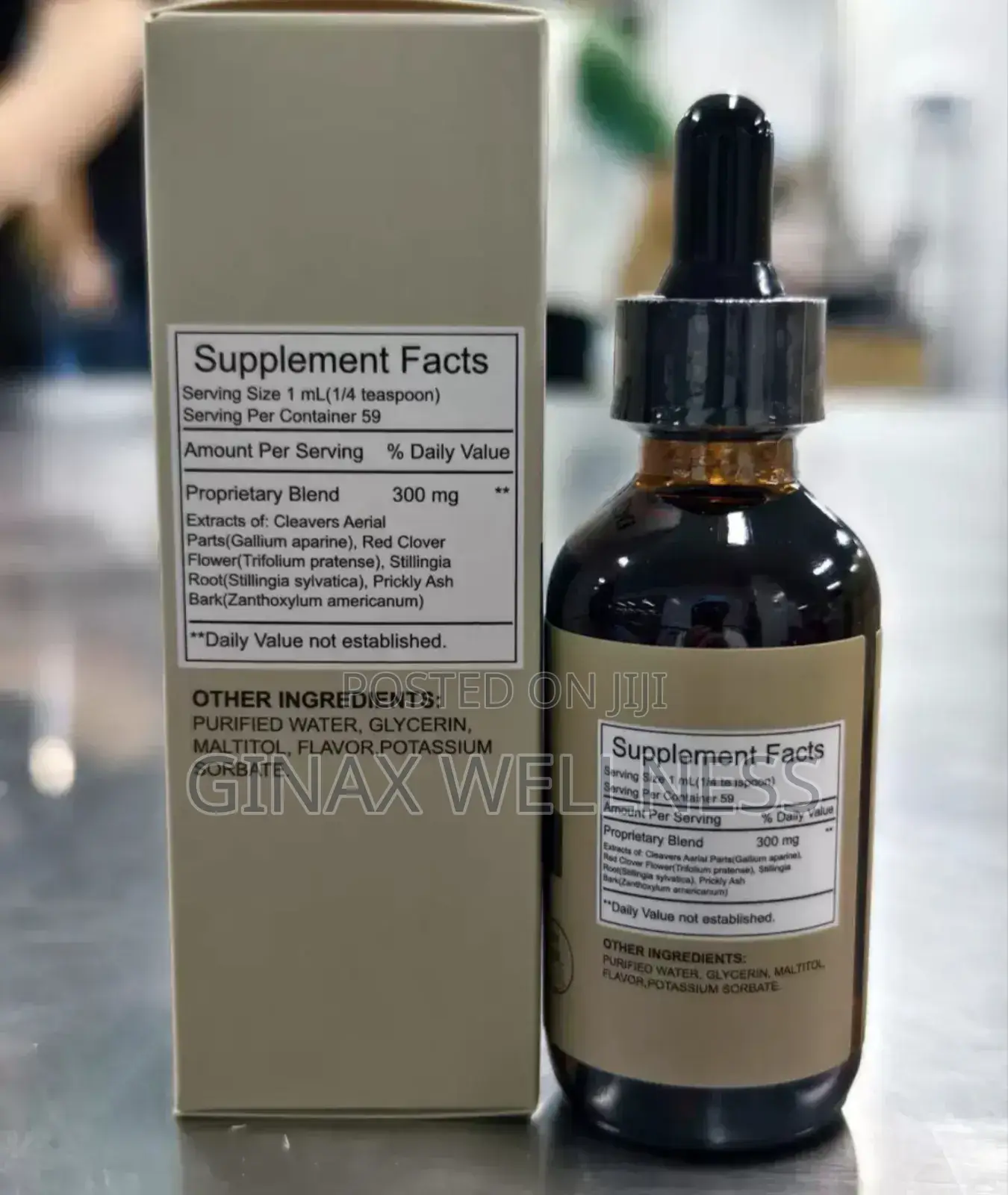 Lymphatic Drainage Liquid Drops for Circulatory Support (59ml)