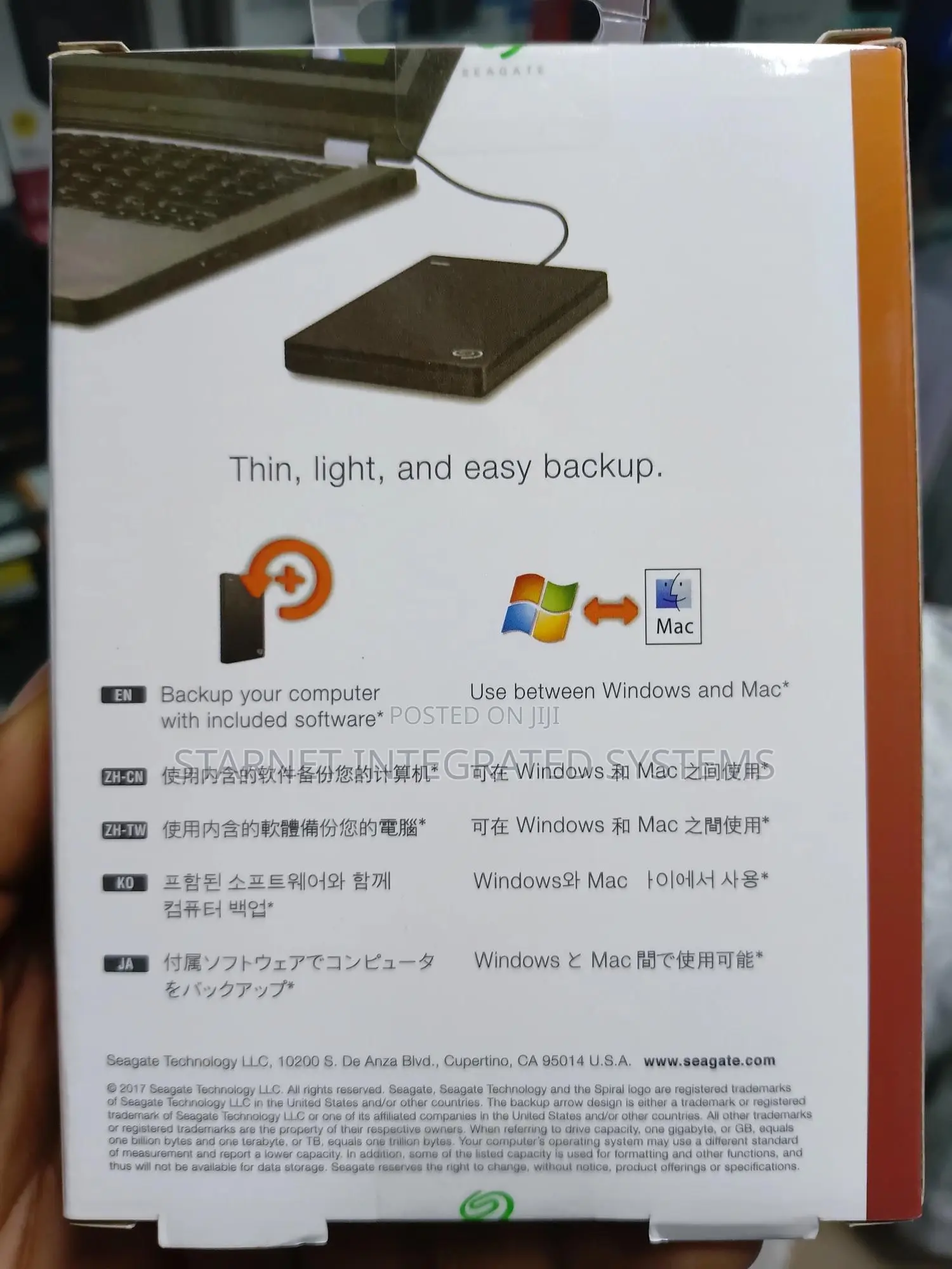Seagate Backup Plus Slim 500gb External Hard Drive 3.0usb