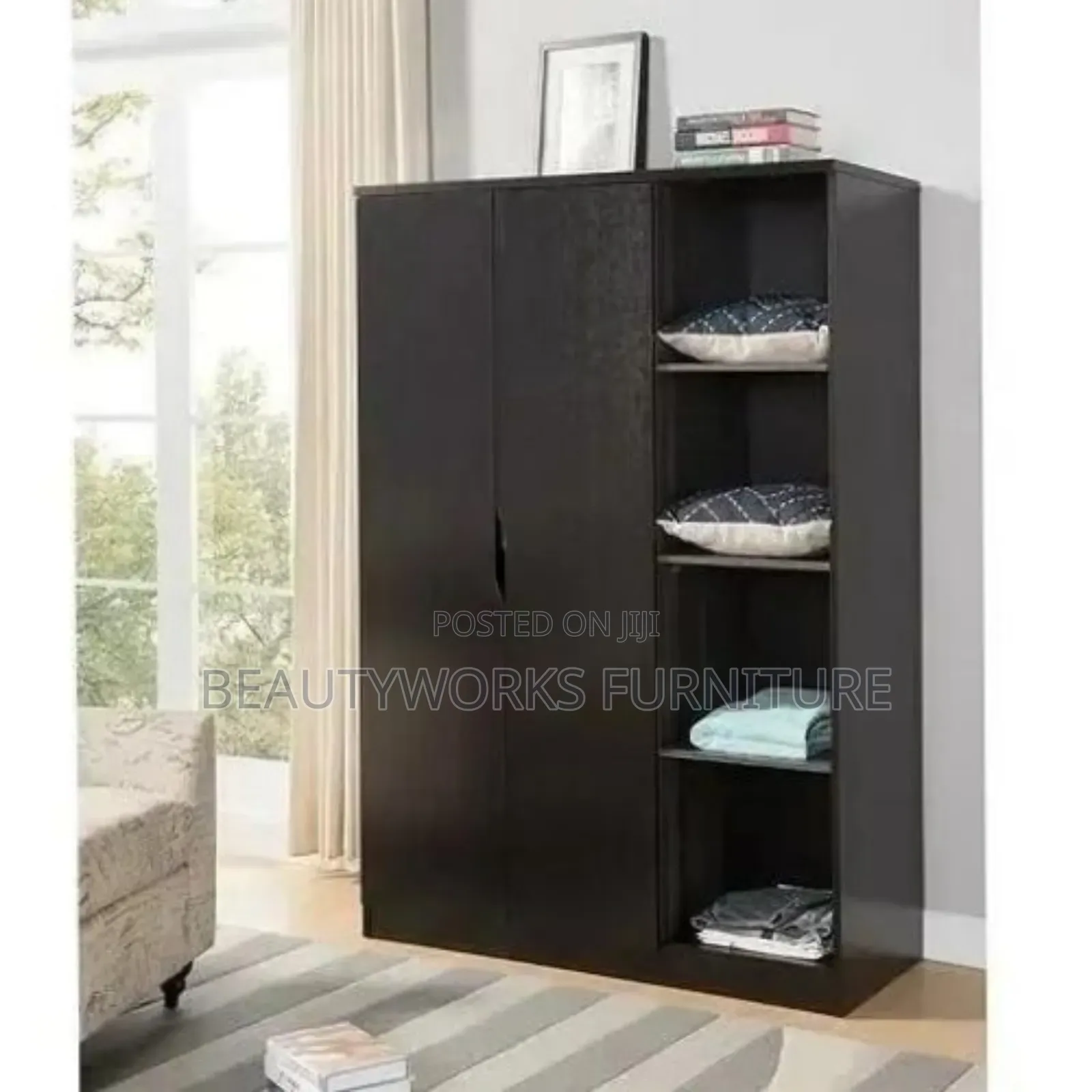Wardrobe and Shelves