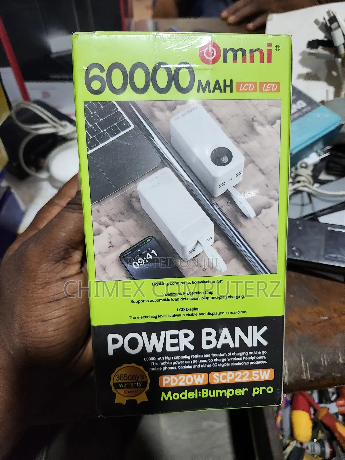Omni Bumper Pro 60,000mah Power Bank – 7-Port Fast Charging