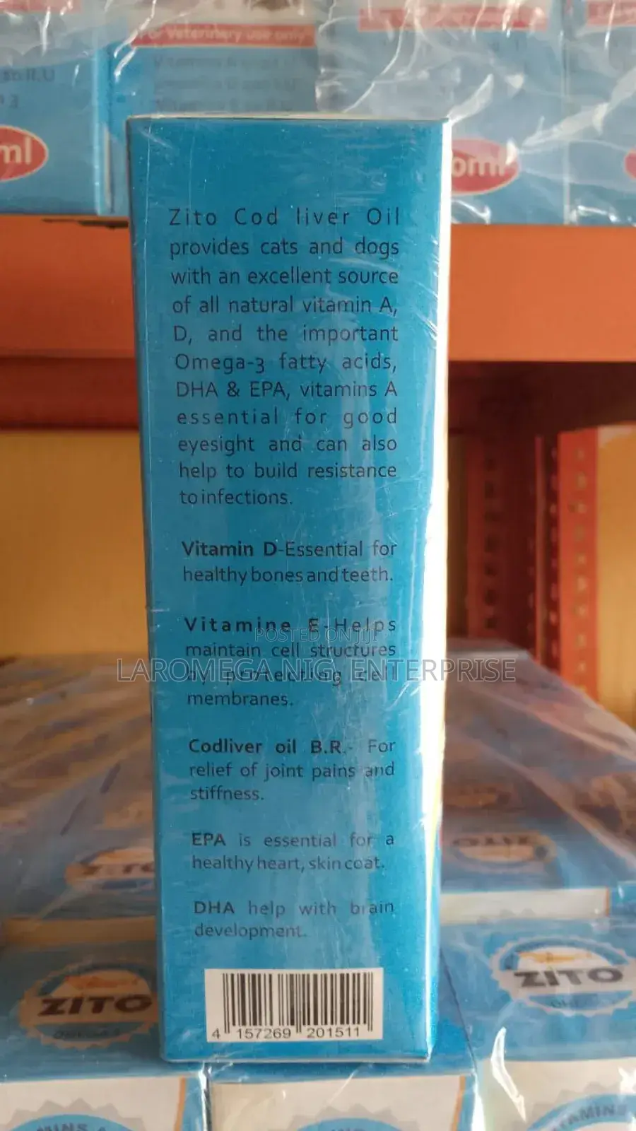 Zito Cod Liver Oil for Cat and Dog