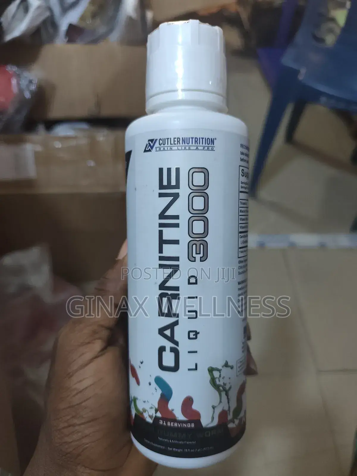 Cutler Nutrition Liquid L-Carnitine for Energy and Muscle Support