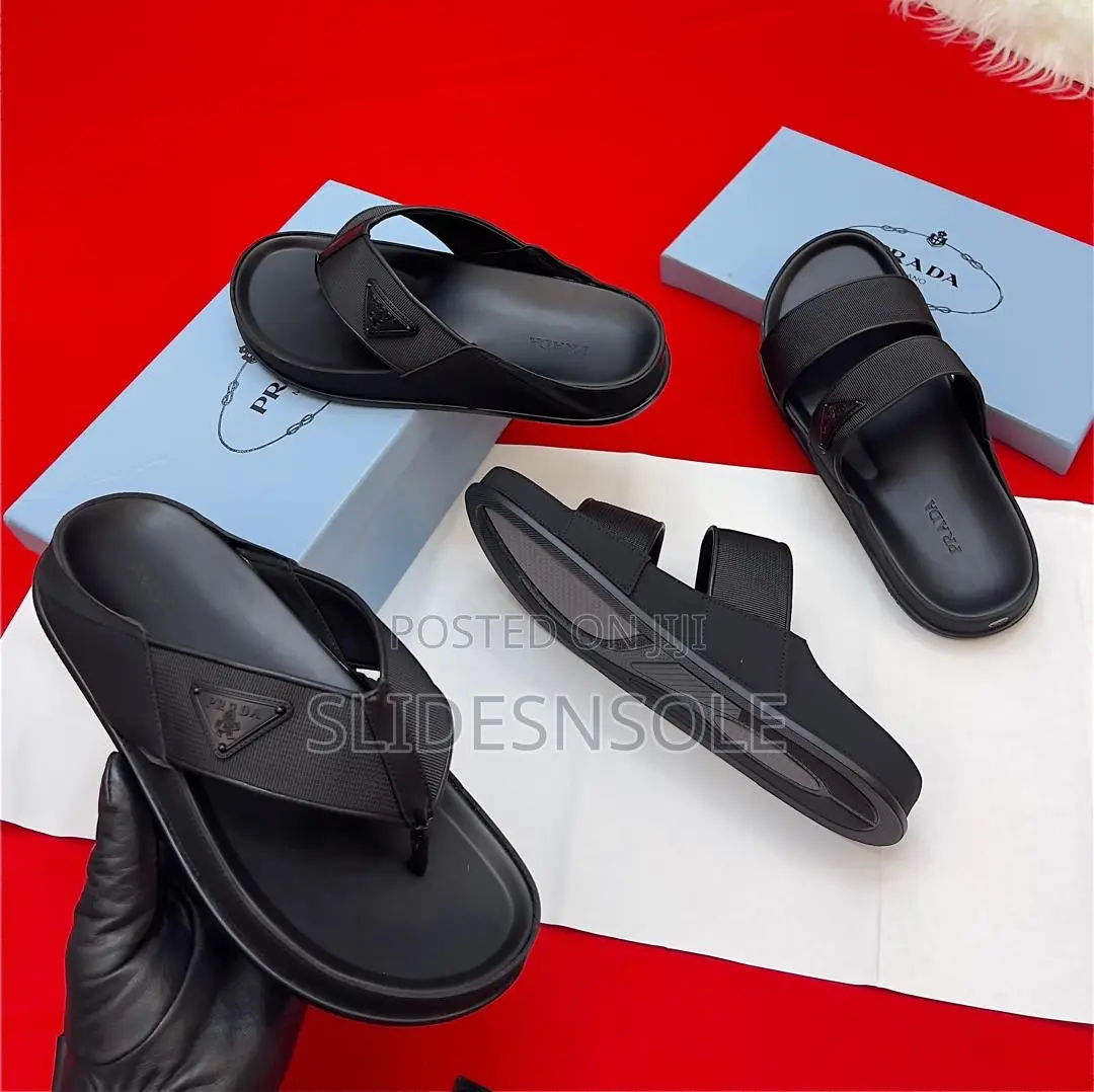 Prada Milano Luxury Men’S Sandals Flip Flop