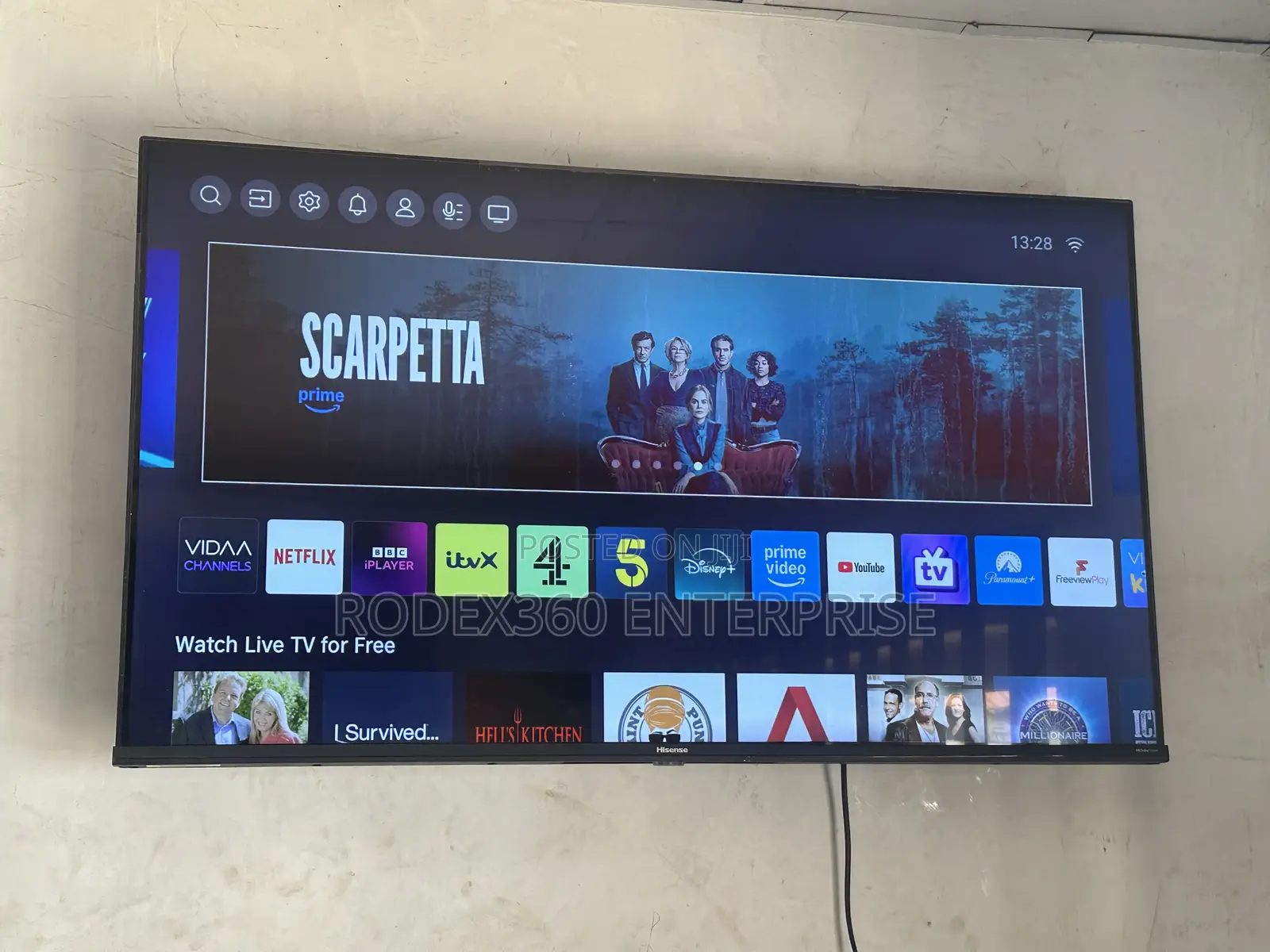 43-Inch Uk Used Uhd Hisense Smart Tv for Sale