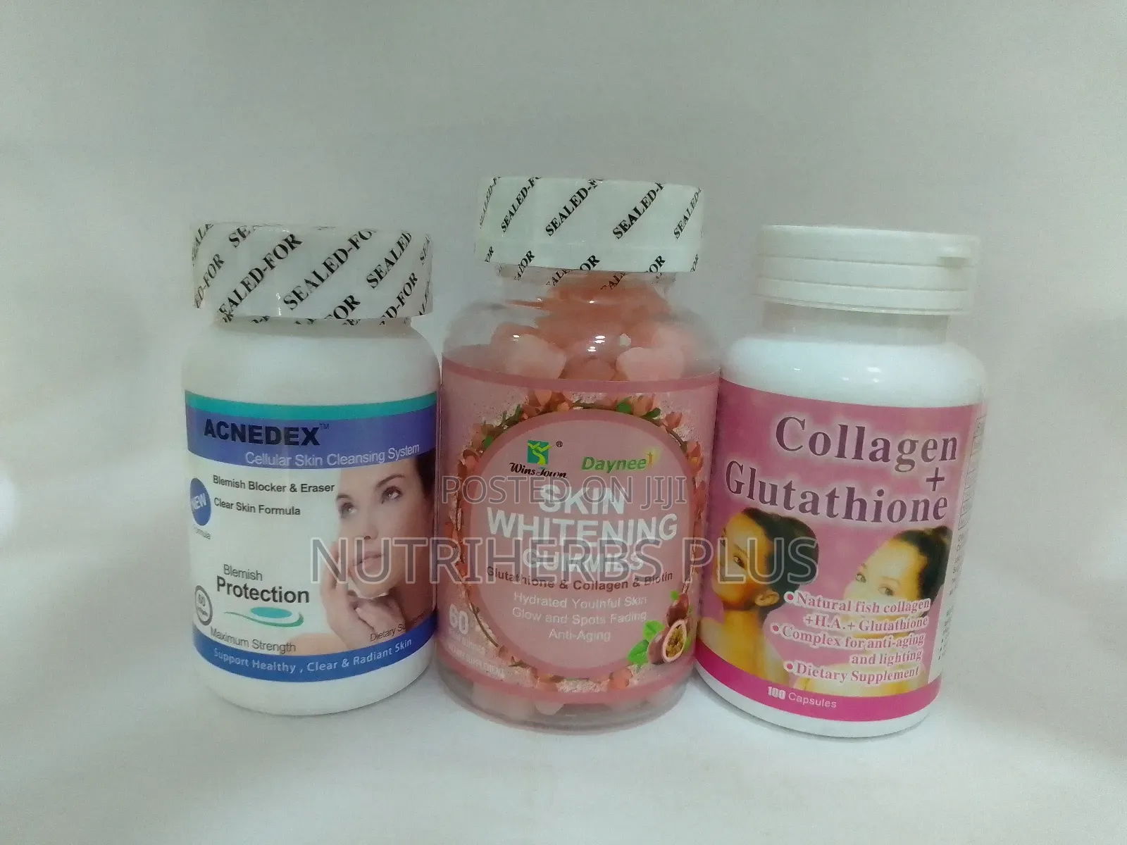 Acnedex+ Skin Whitening Gummies+ Collagen+ Glutathione