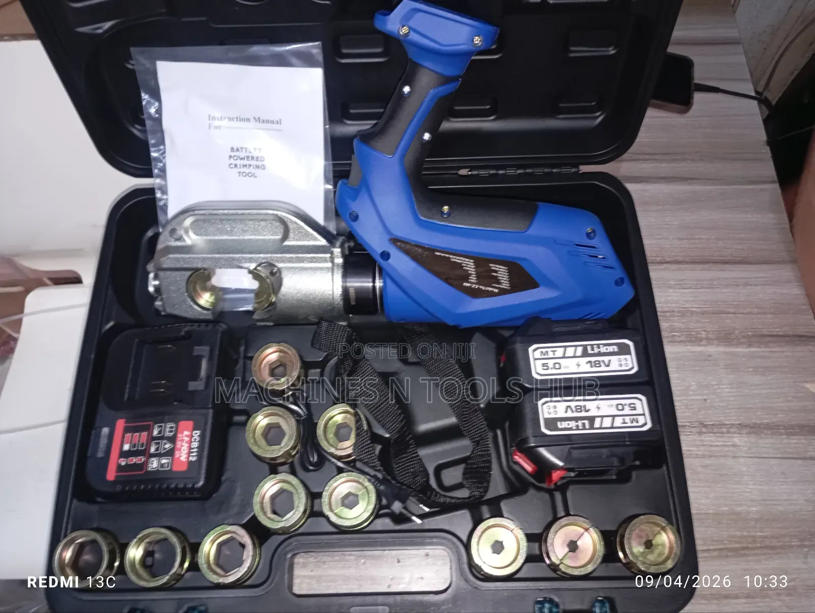 Ez-400 Cordless Hydraulic Crimping Tool