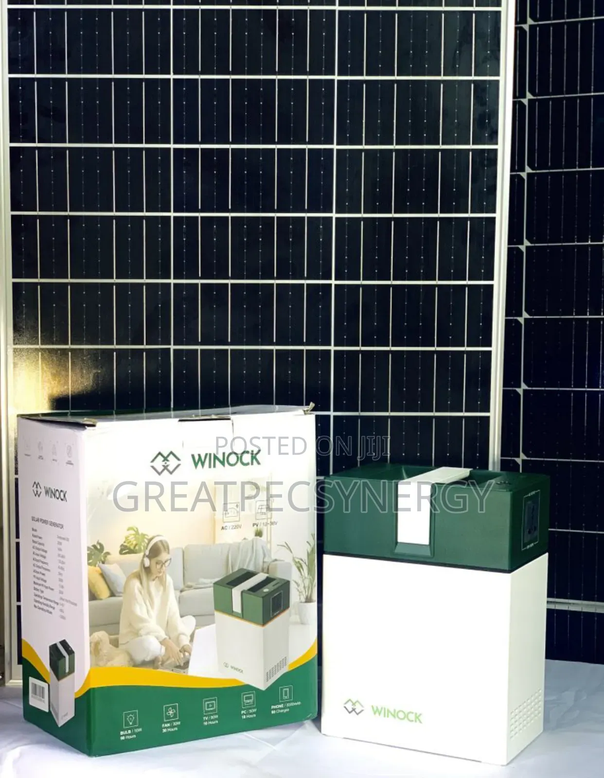 Winock Generator With 320 Solar Panels