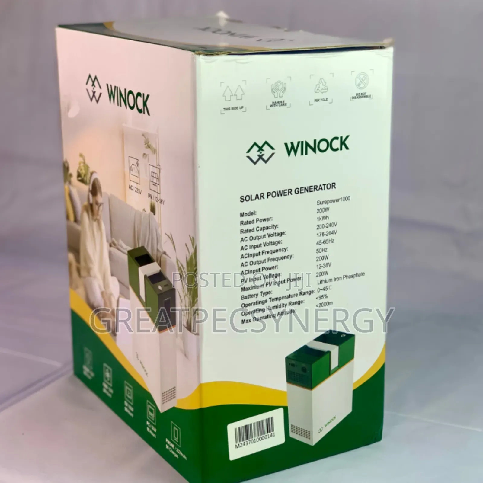 Winock Generator With 320 Solar Panels