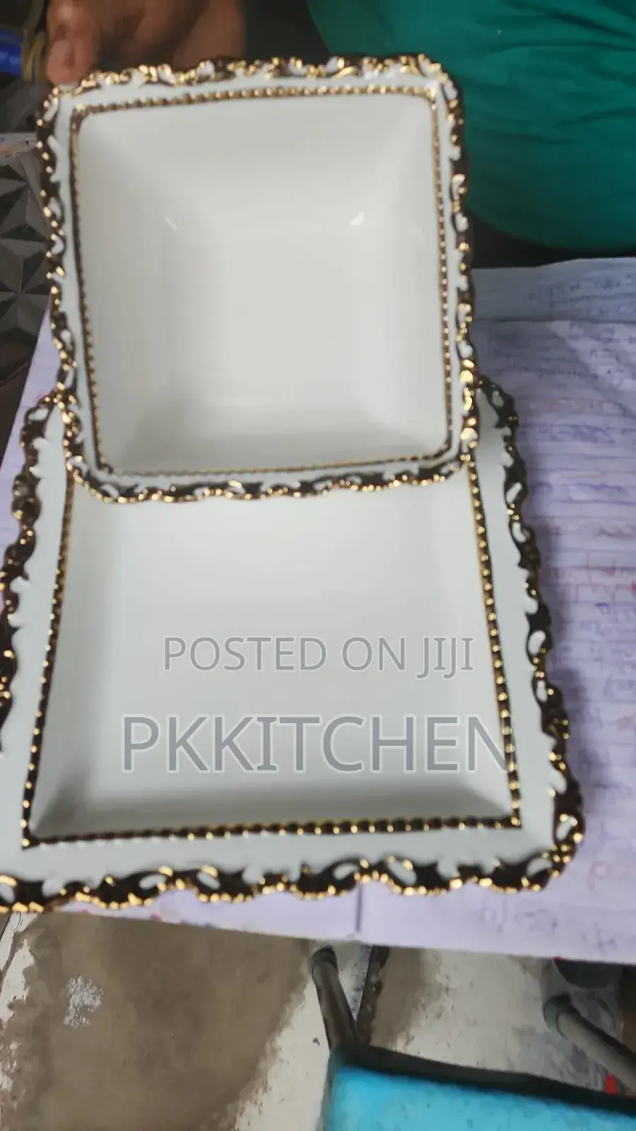 Ceramic Gold Plate