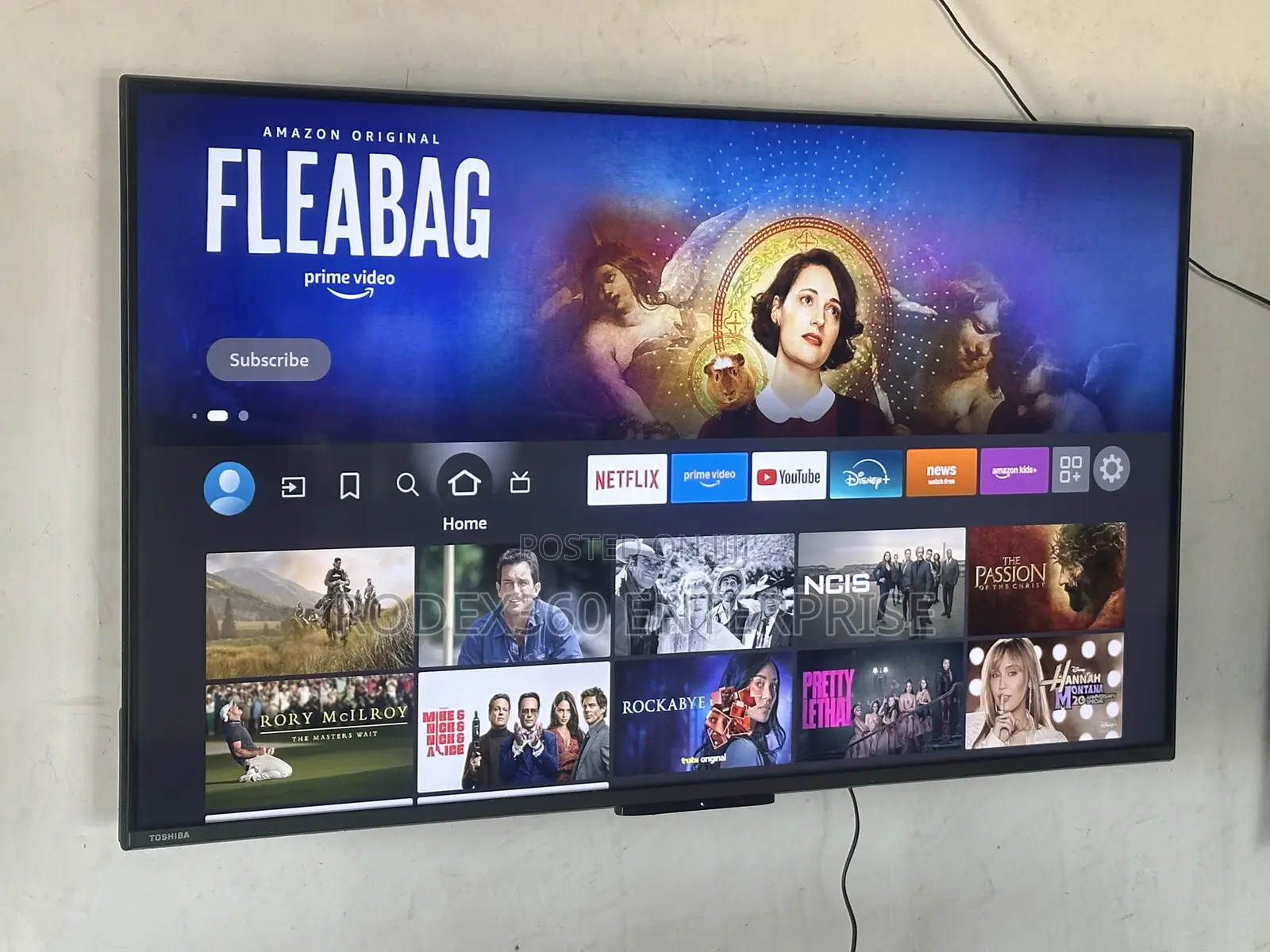 50-Inch Uhd Toshiba Frameless Smart Tv for Sale