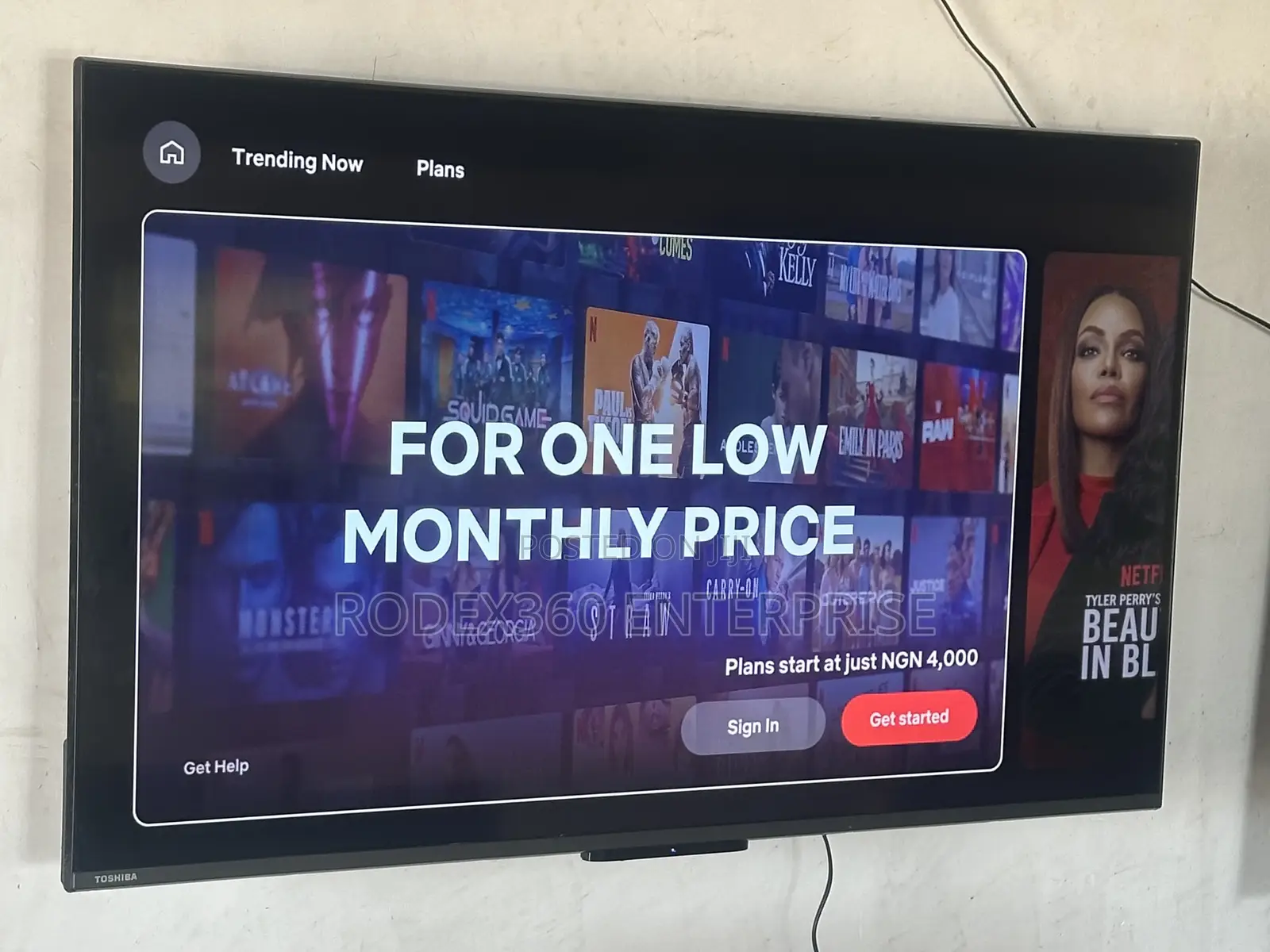 50-Inch Uhd Toshiba Frameless Smart Tv for Sale