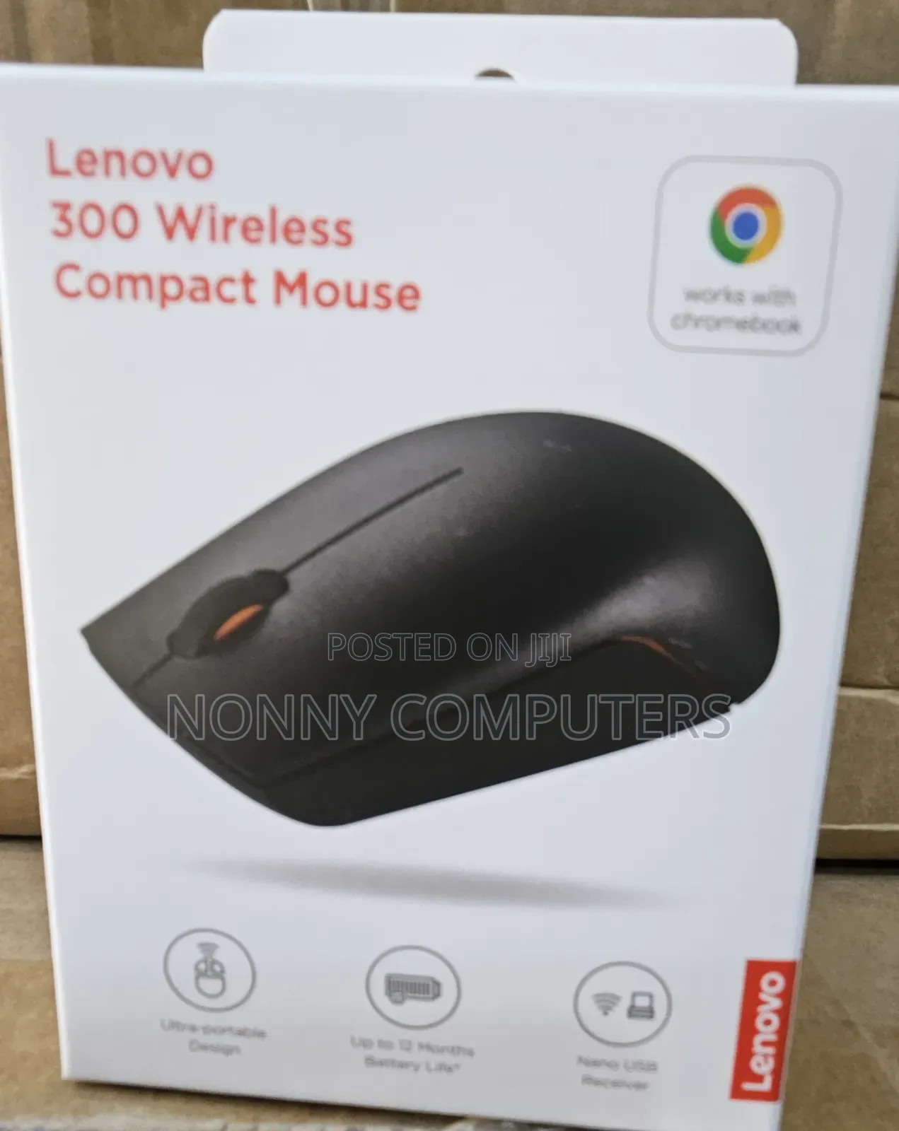 Lenovo 300 Wireless Compact Mouse