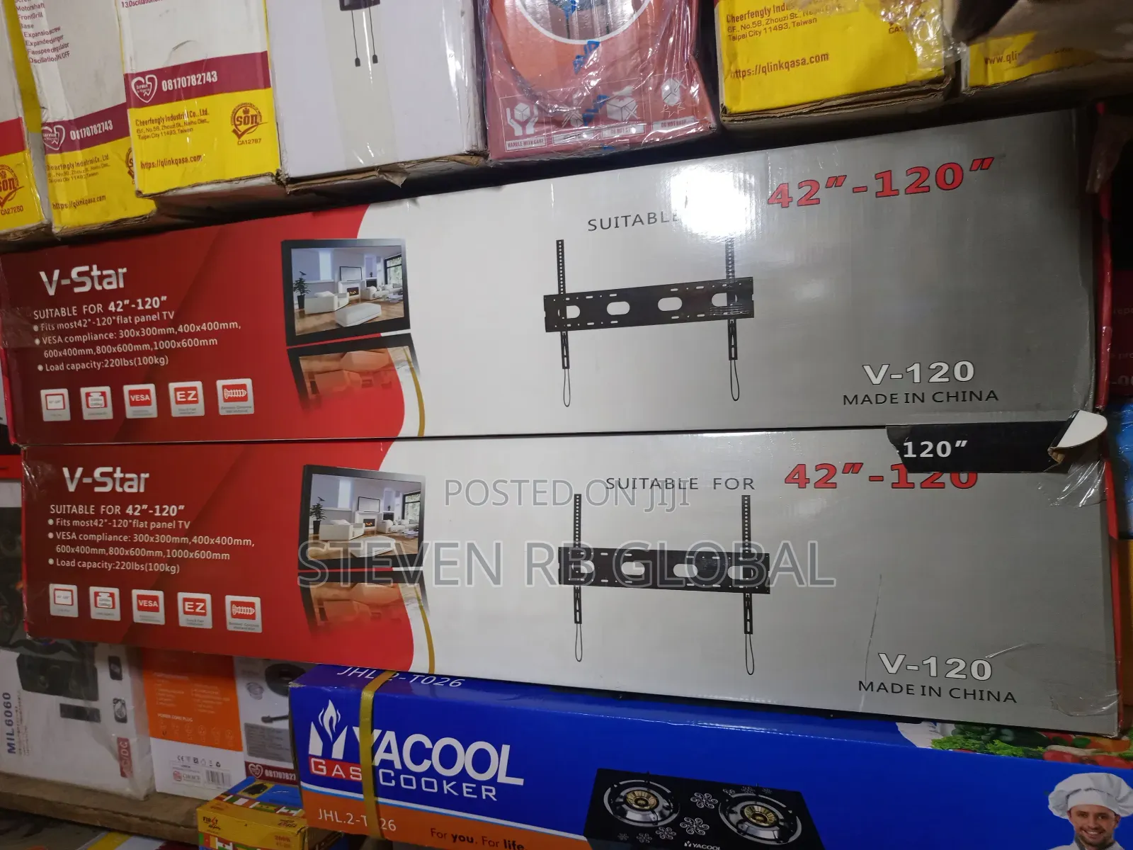 V-Star Tv Wall Bracket Mount (42” – 120”)