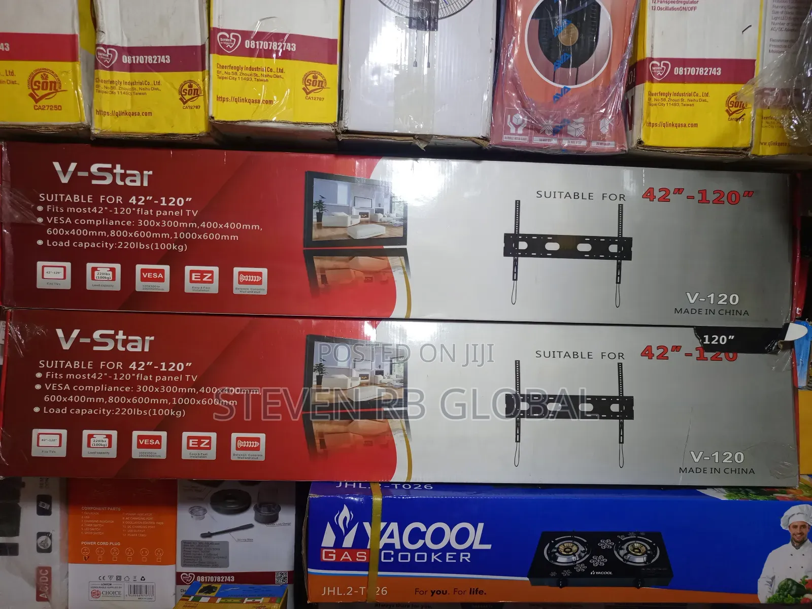 V-Star Tv Wall Bracket Mount (42” – 120”)