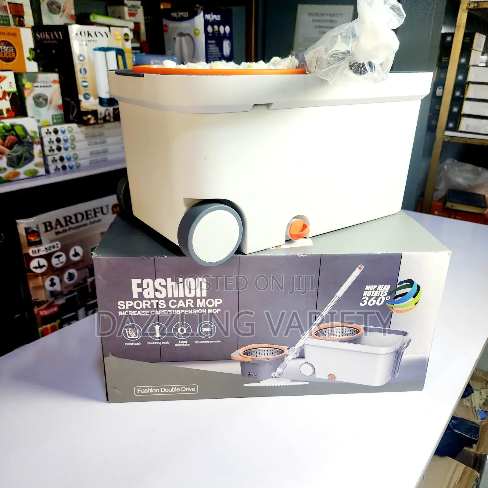 Quality Rotating Spin Mop With Bucket and 2 Heads
