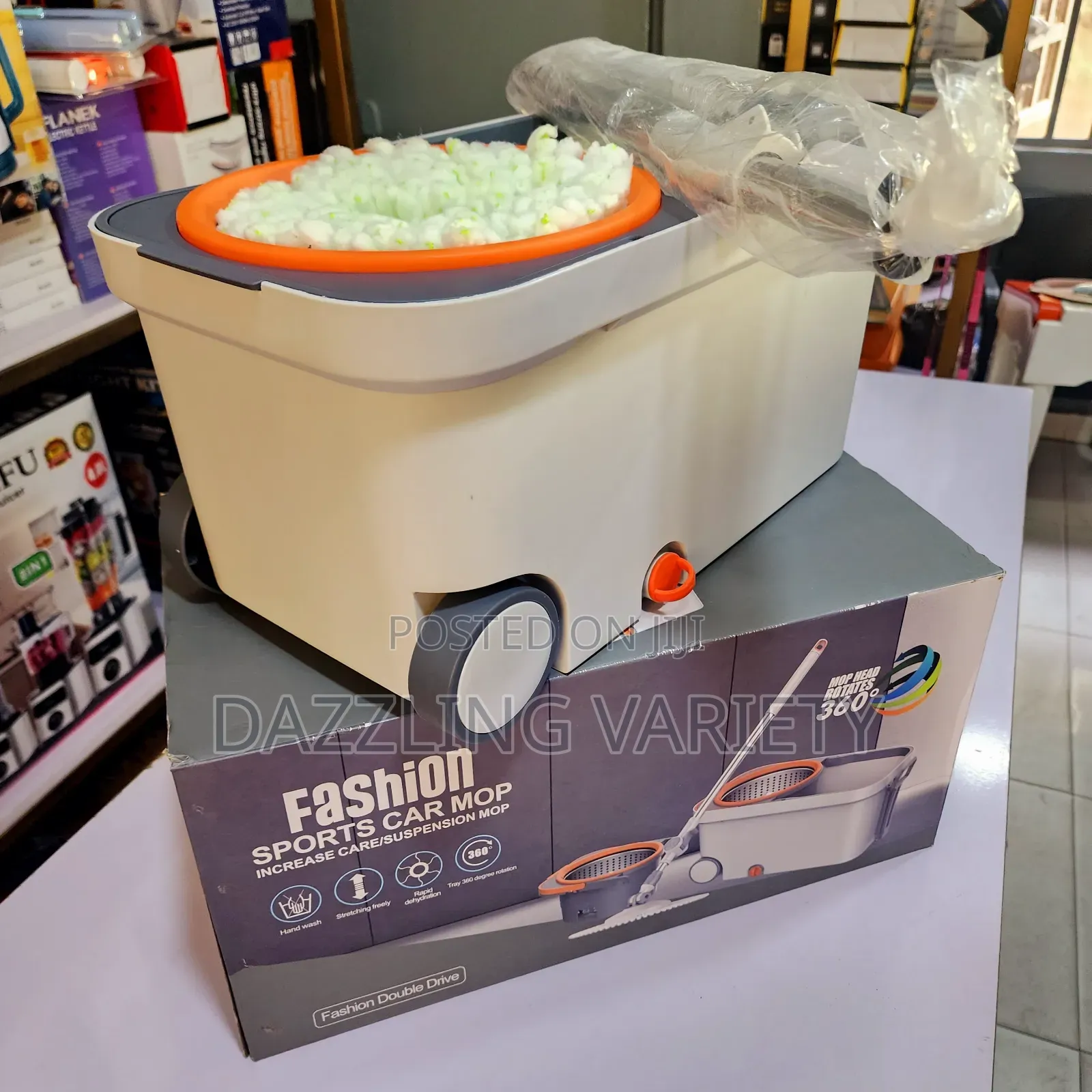 Quality Rotating Spin Mop With Bucket and 2 Heads