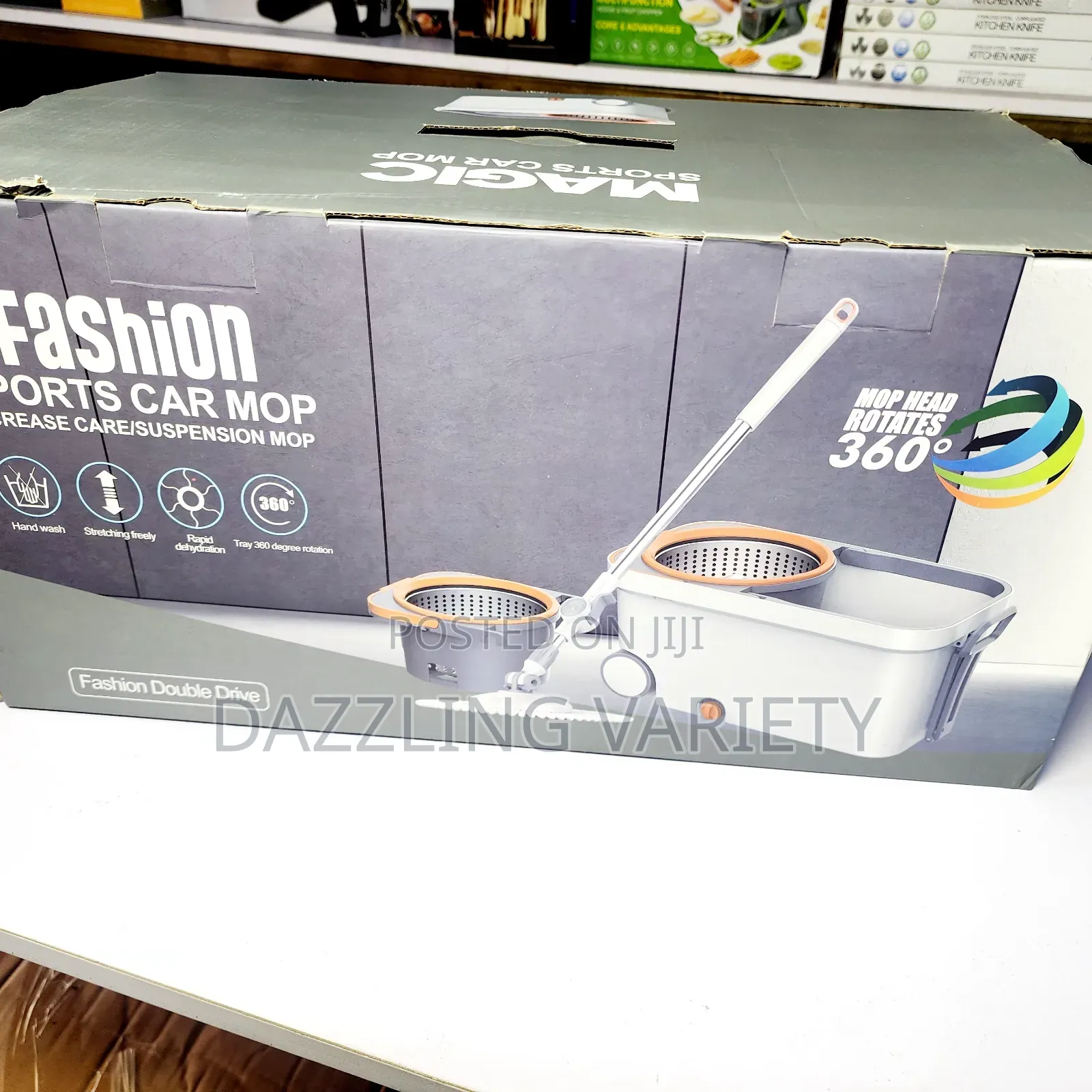 Quality Rotating Spin Mop With Bucket and 2 Heads