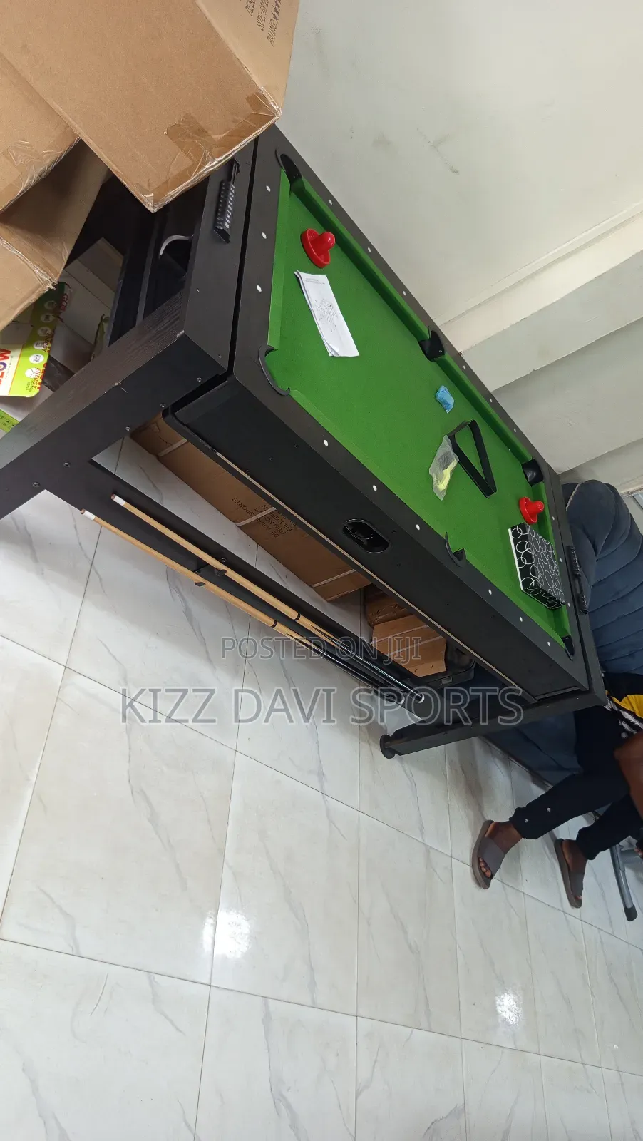 2 in One 6ft Snooker Table With Full Accessories
