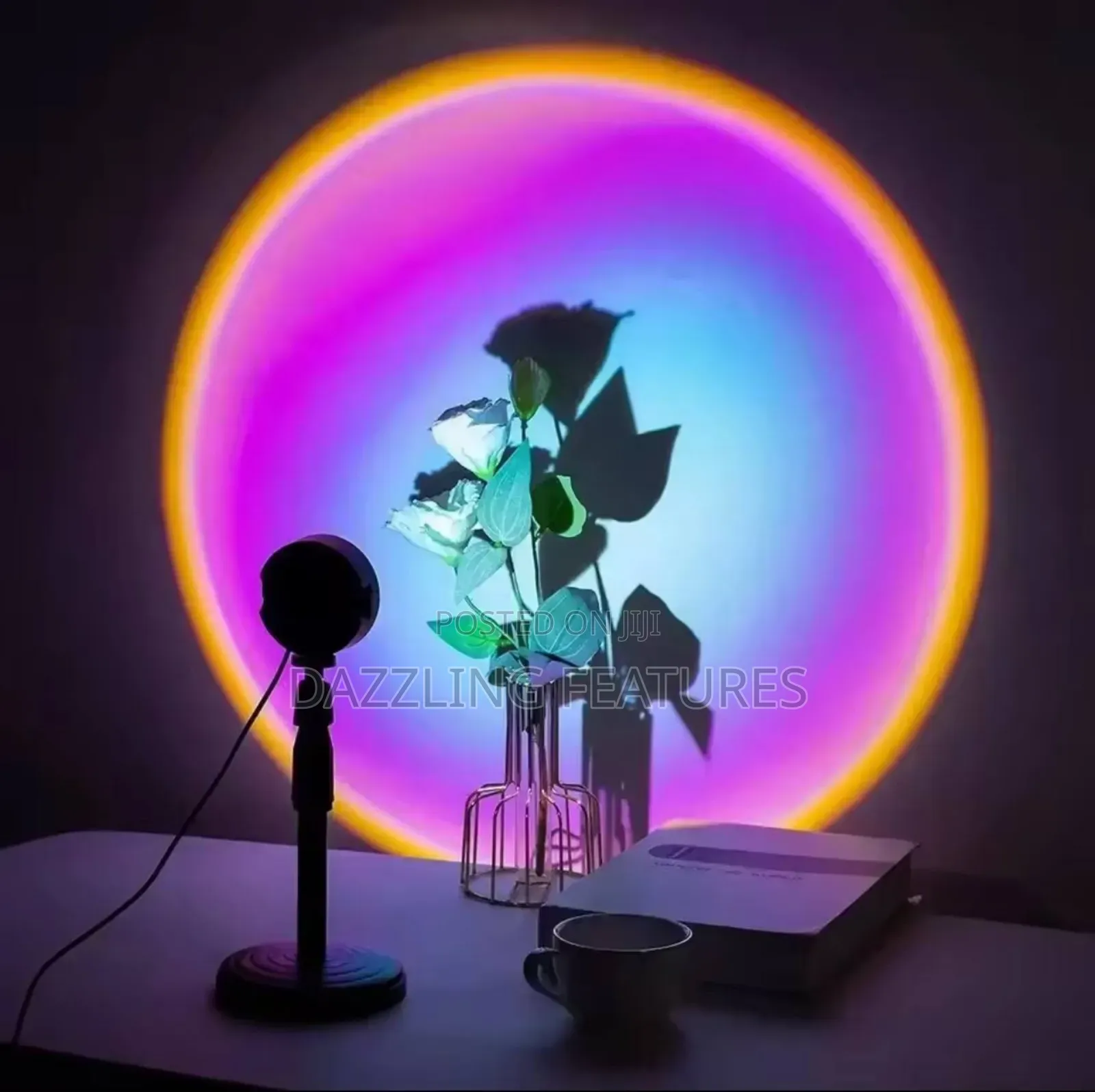16-Color RGB Sunset Lamp With Remote 《》Aesthetic Projection Light