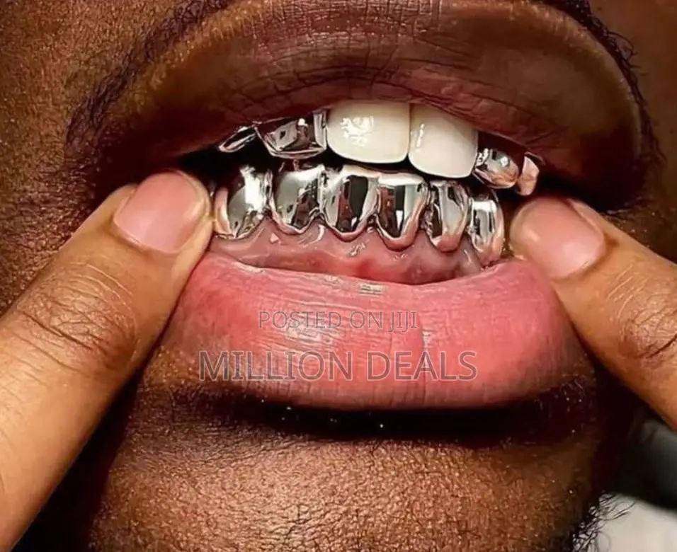 Ski Silver Unique Hip Hop Teeth Grillz