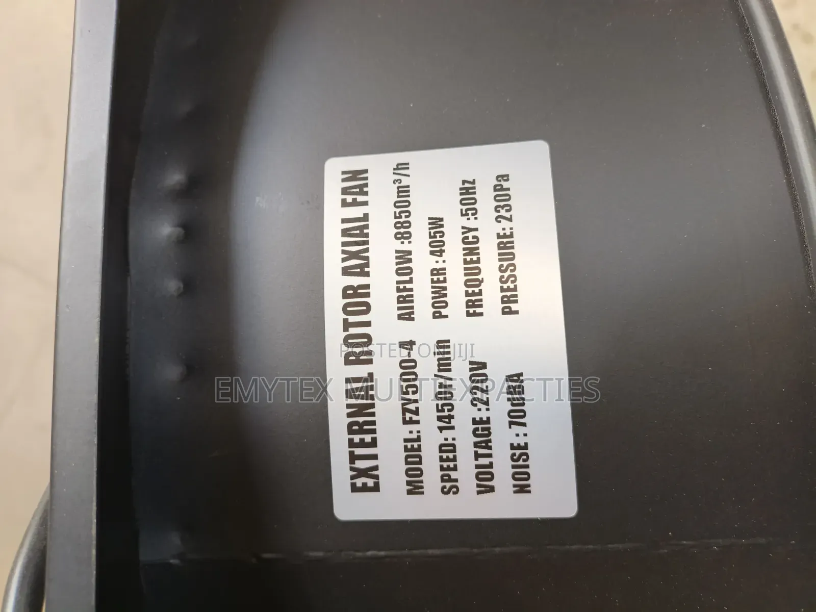 Axial Flow Fan 500mm 220v