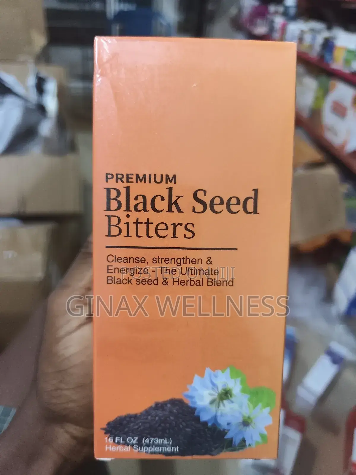 Premium Black Seed Bitters for Body Cleanse and Energy (473ml)