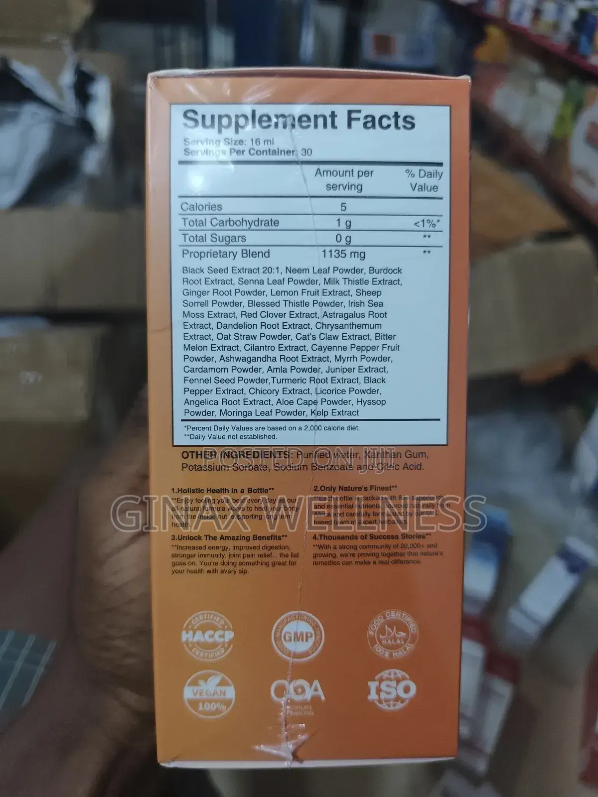 Premium Black Seed Bitters for Body Cleanse and Energy (473ml)