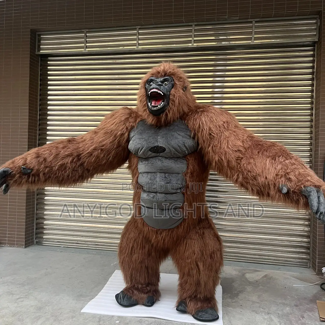 Brown Gorilla Inflatable Mascot Costume For Your Events And Shows