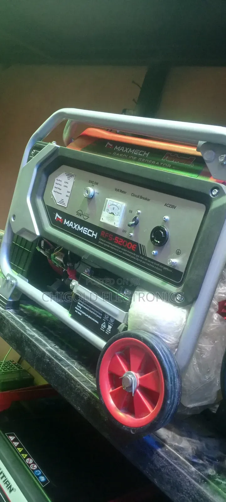 Original Maxmech Generator 100% Copper Coin 4.5 Kva 1 Year Warranty