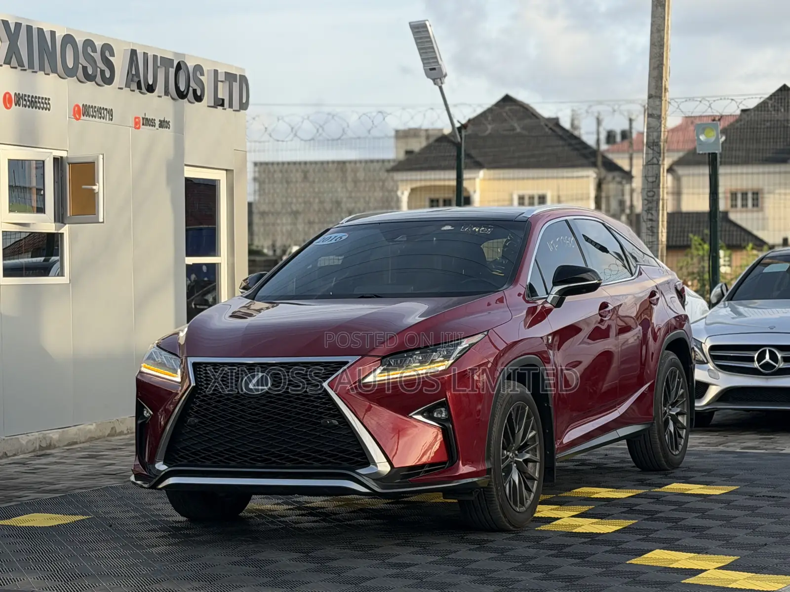 Lexus RX 350 F Sport AWD 2016 Red