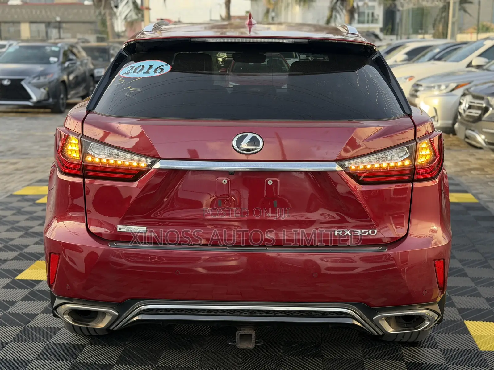 Lexus RX 350 F Sport AWD 2016 Red
