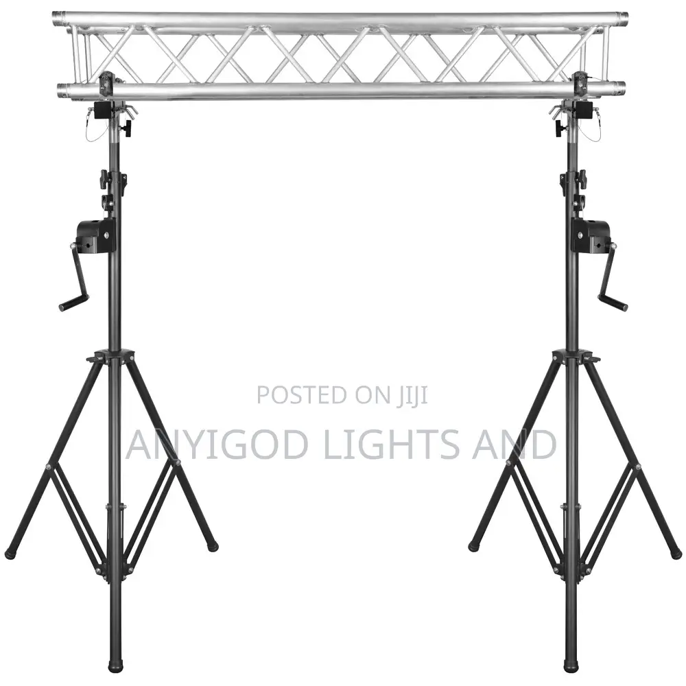 Two Crank Up Stage Stands, for Lifting Truss, Stage Lights Etc.