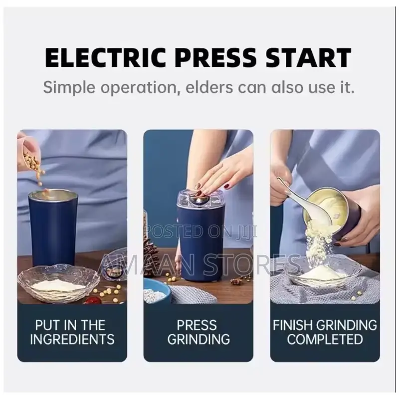 Multifunction Electric Dry Grinder – Coffee Spice Grinder