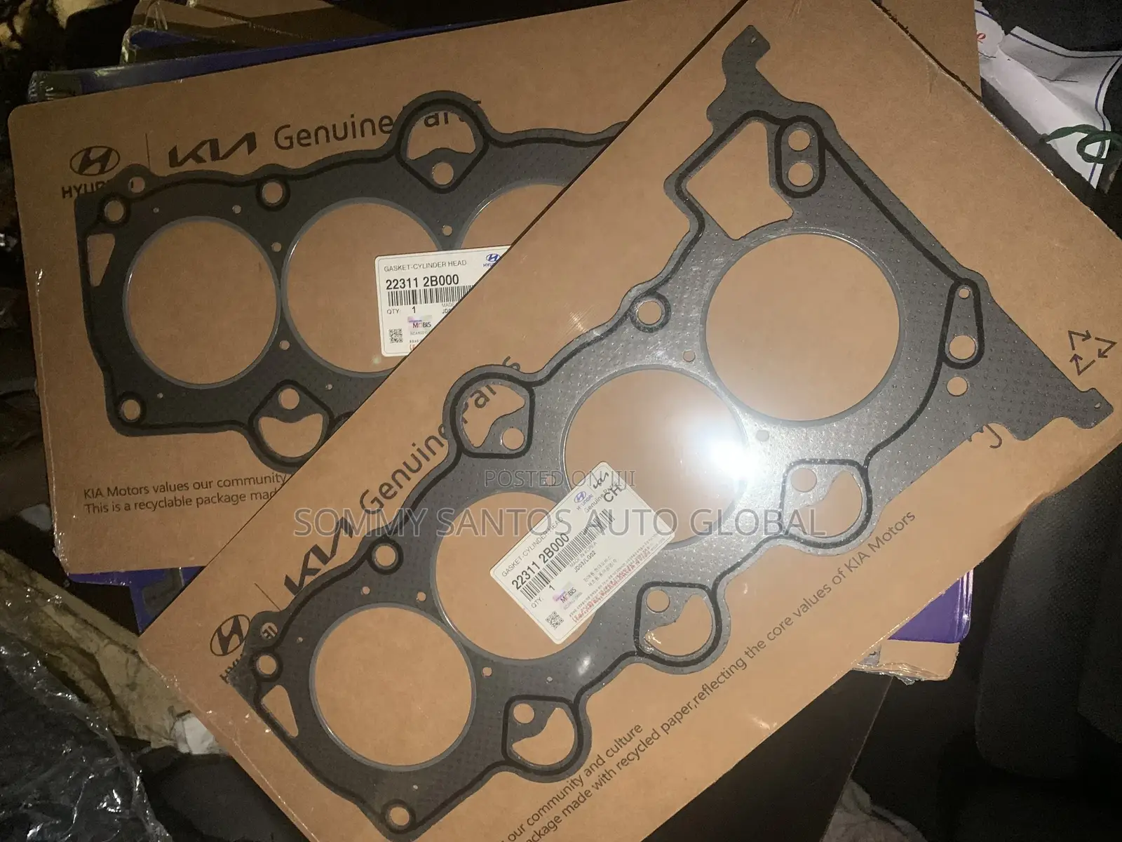 Hyundai and Kia Original Top Gasket Available