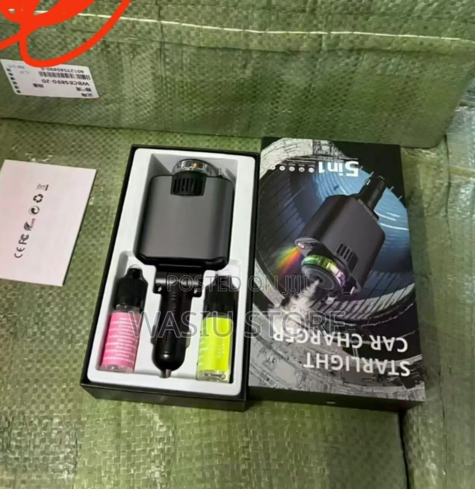 5-in-1 Starlight Car Charger With Ambiance Enhancement and Diffusion