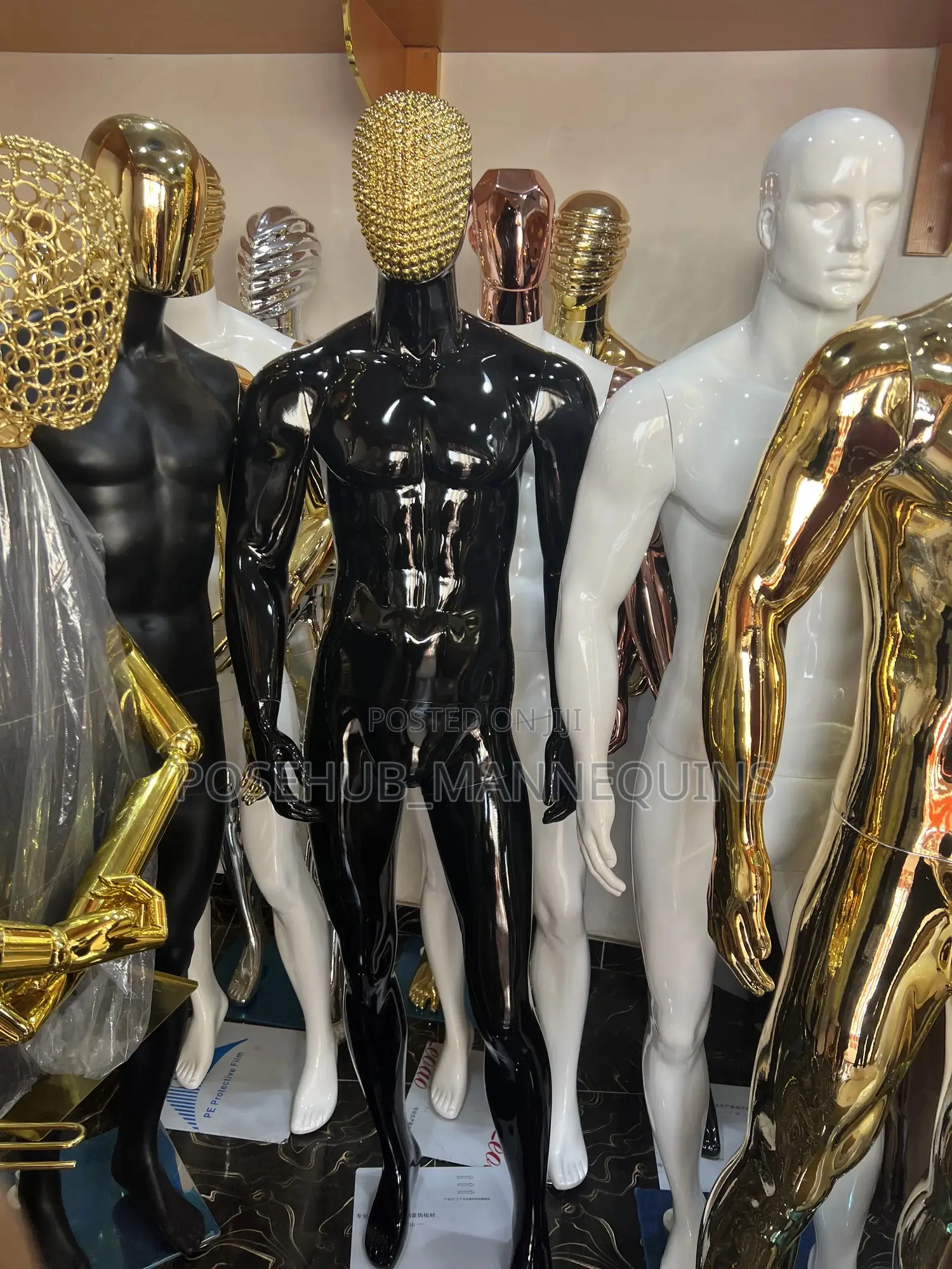 Black and Gold Fiber Man