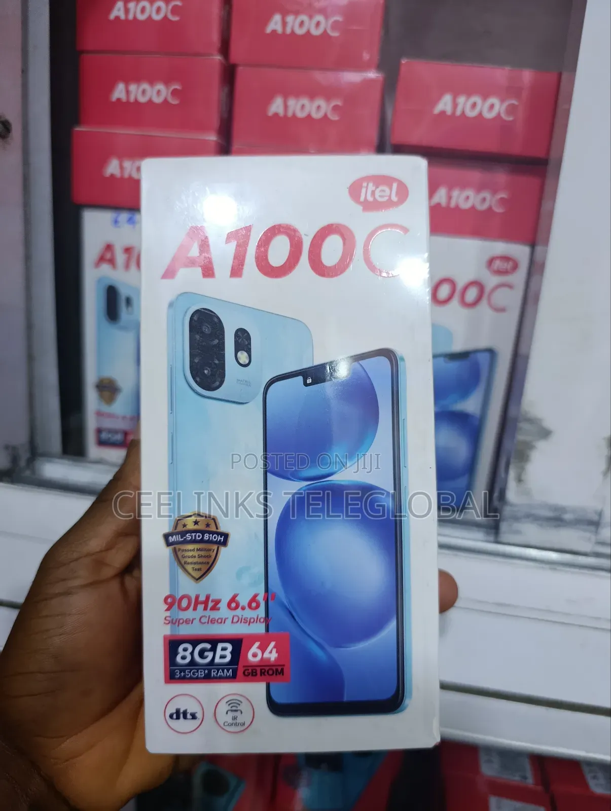 New Itel A100C 64 GB Black
