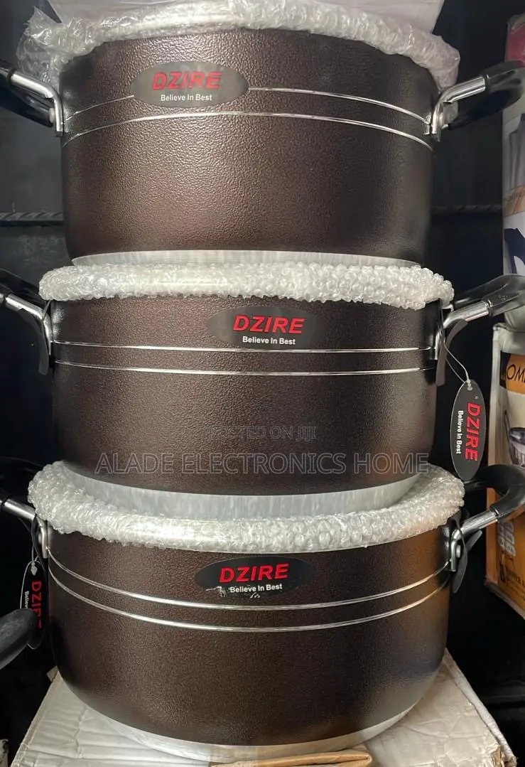 3set” of High Quality Nonstick Cooking Pot (Big Size). 20yrs Waranty